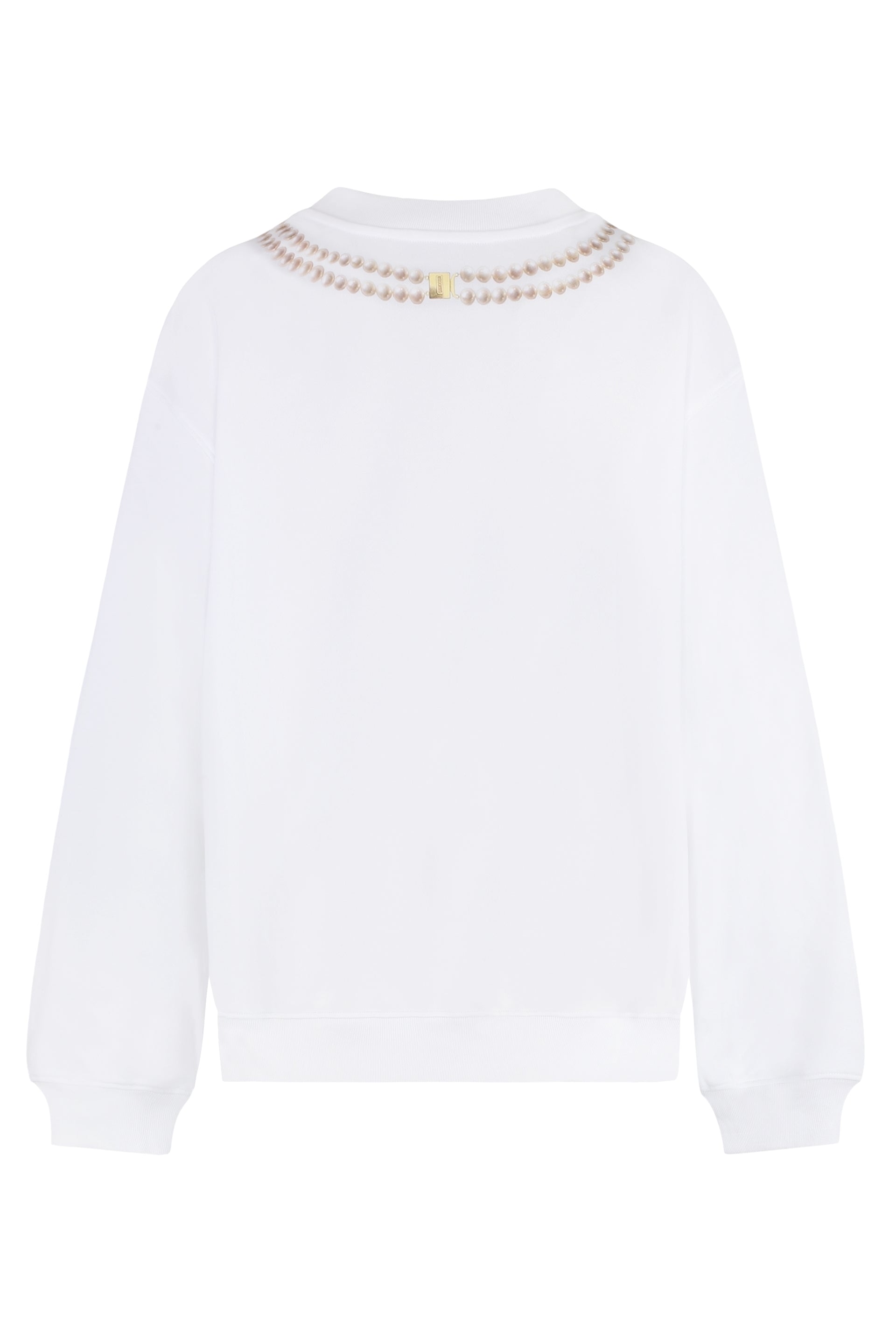 Printed cotton sweatshirt