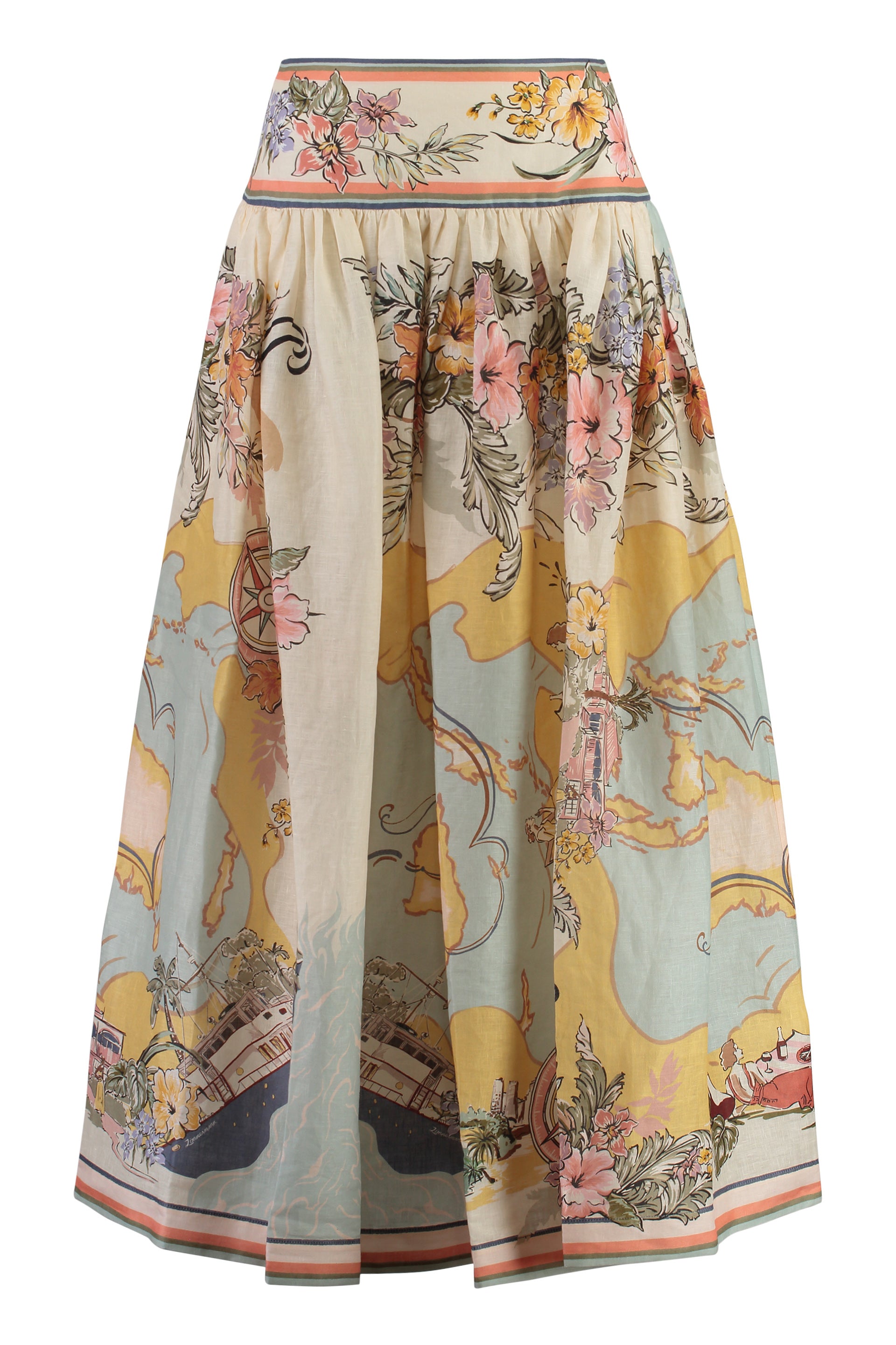 Tallow midi skirt