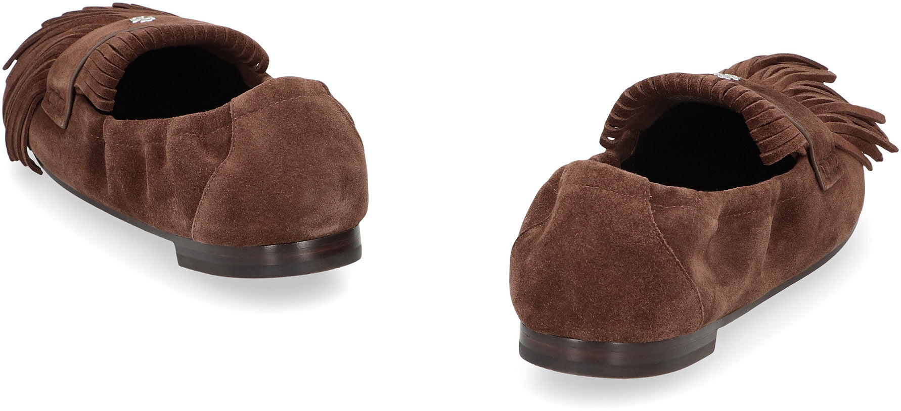 Ballet flat with fringes