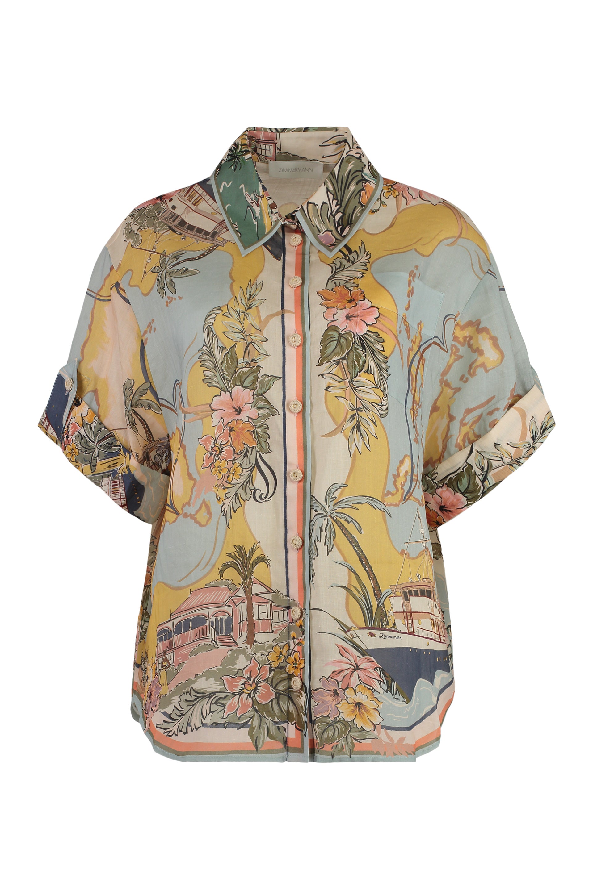 Tallow printed short sleeved shirt