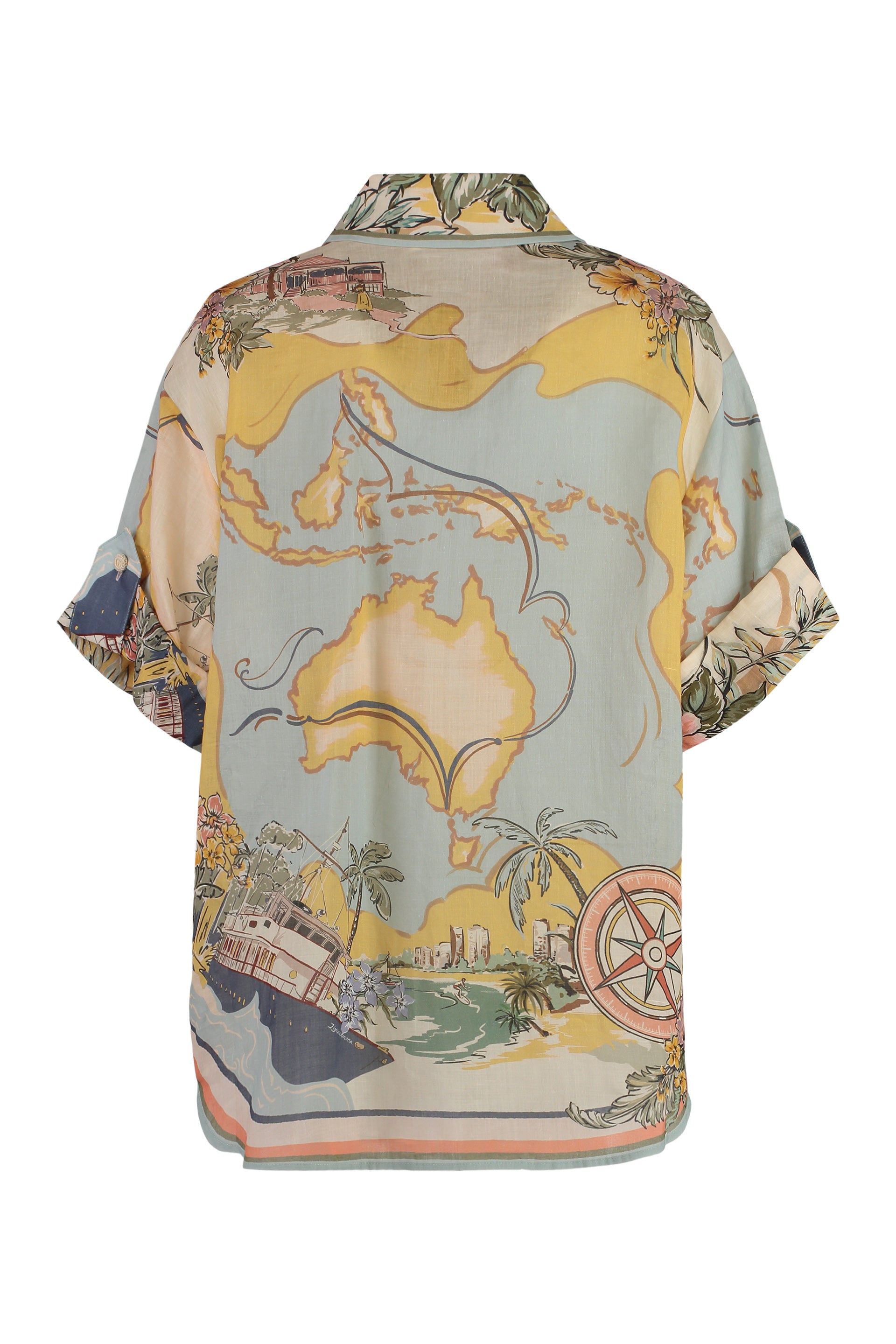 Tallow printed short sleeved shirt