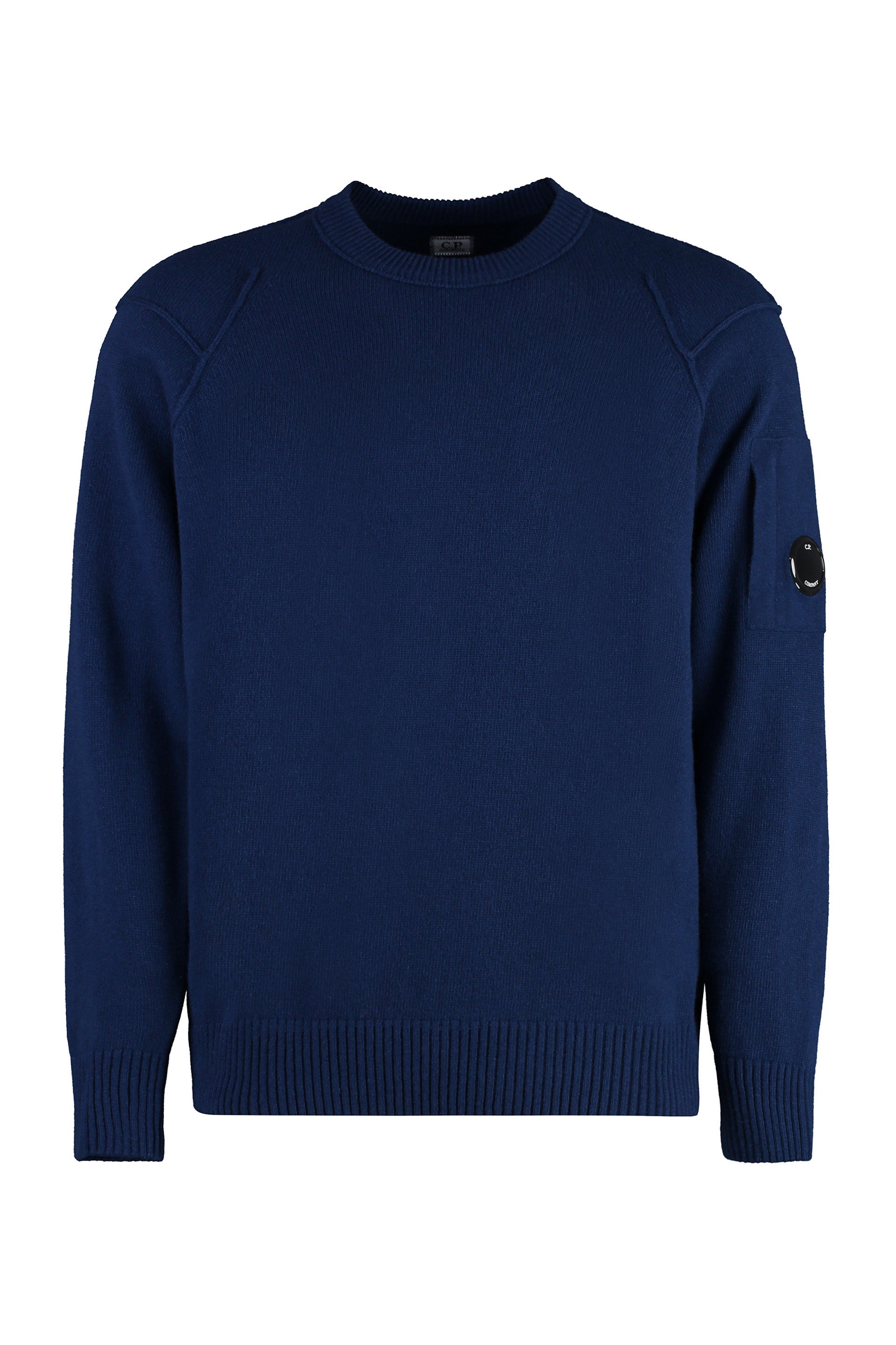 Crew-neck wool sweater