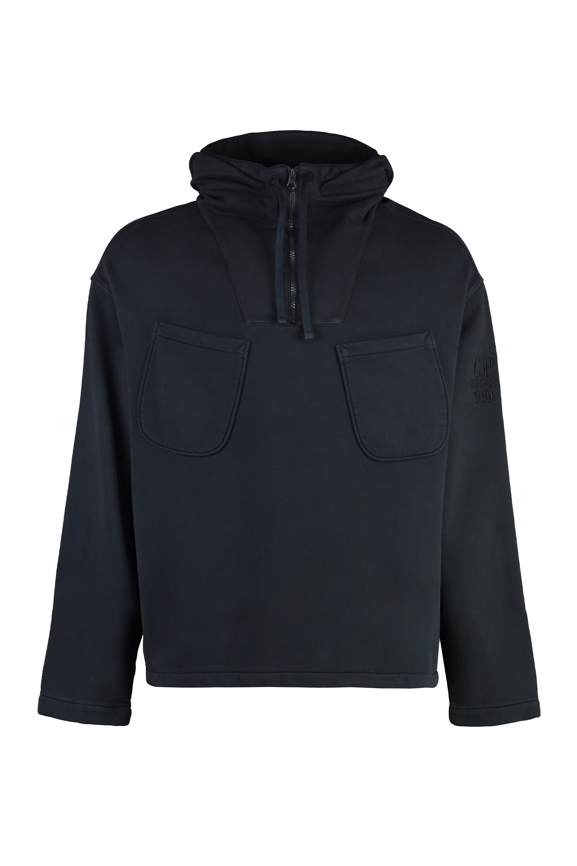 Half zip sweatshirt