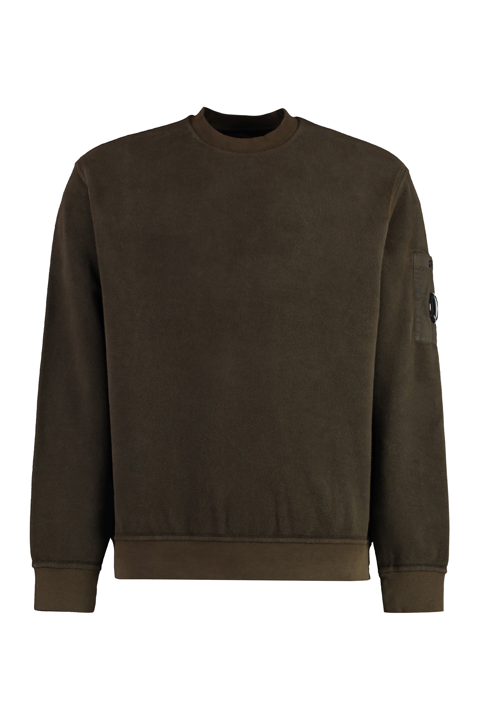 Cotton crew-neck sweatshirt