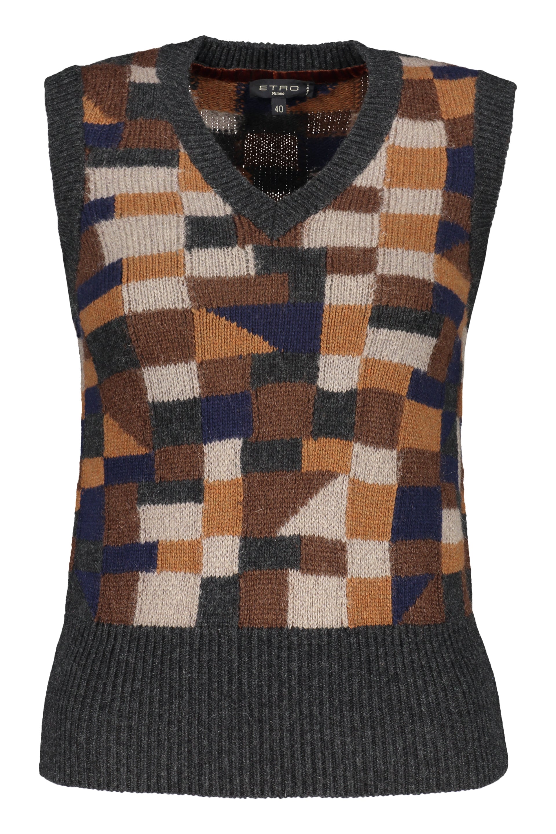 Wool blend vest