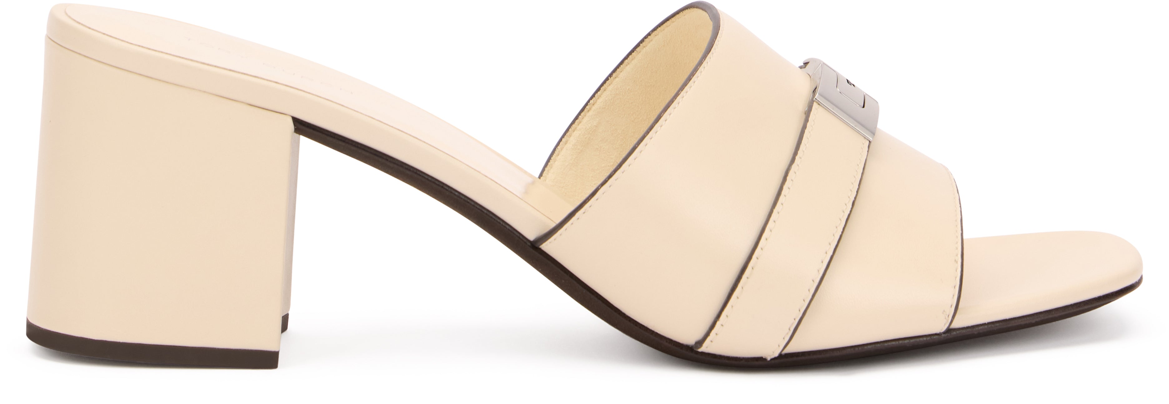 Heeled sandal in leather LeeLee