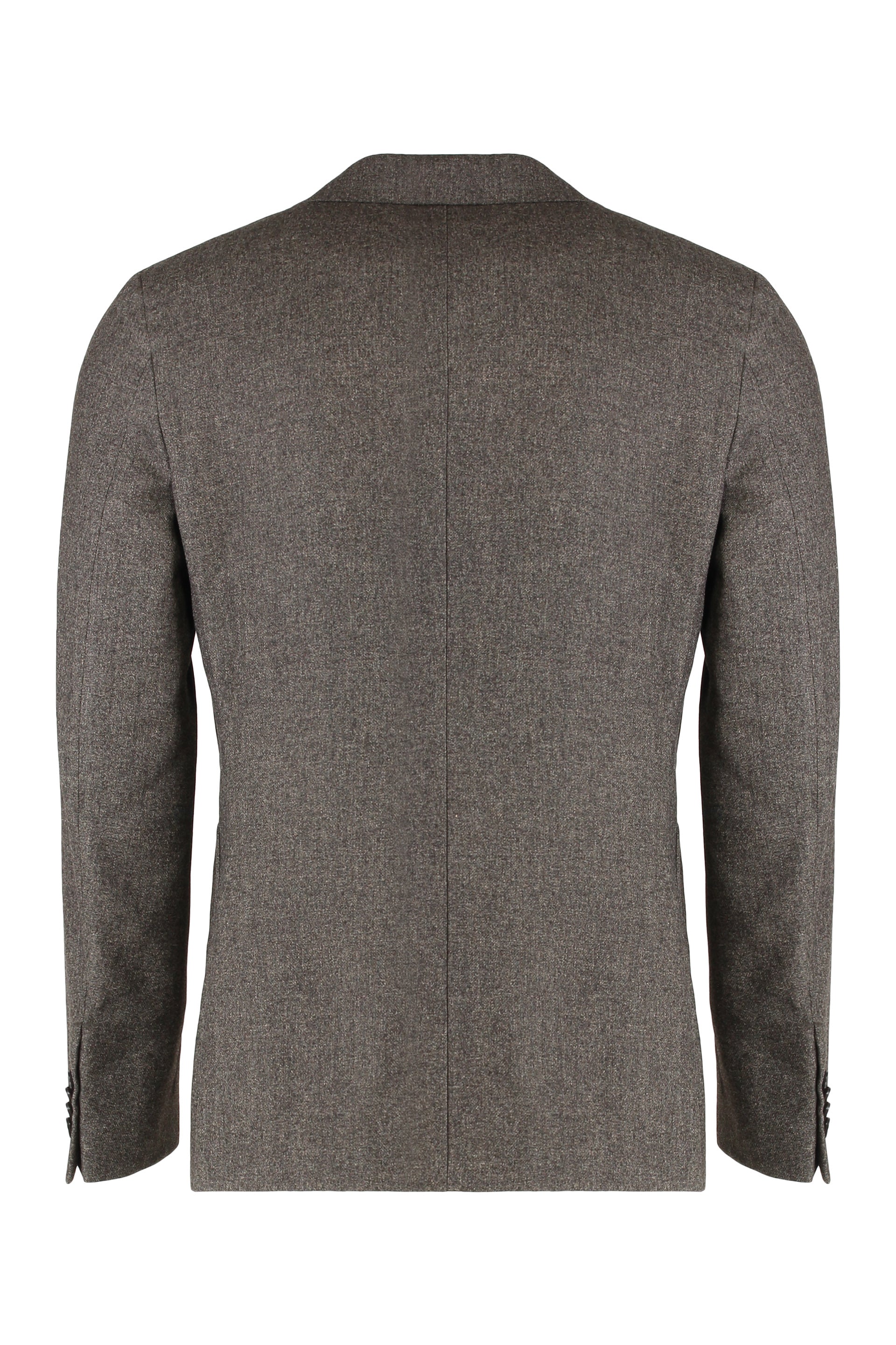 Single-breasted jacket in wool blend