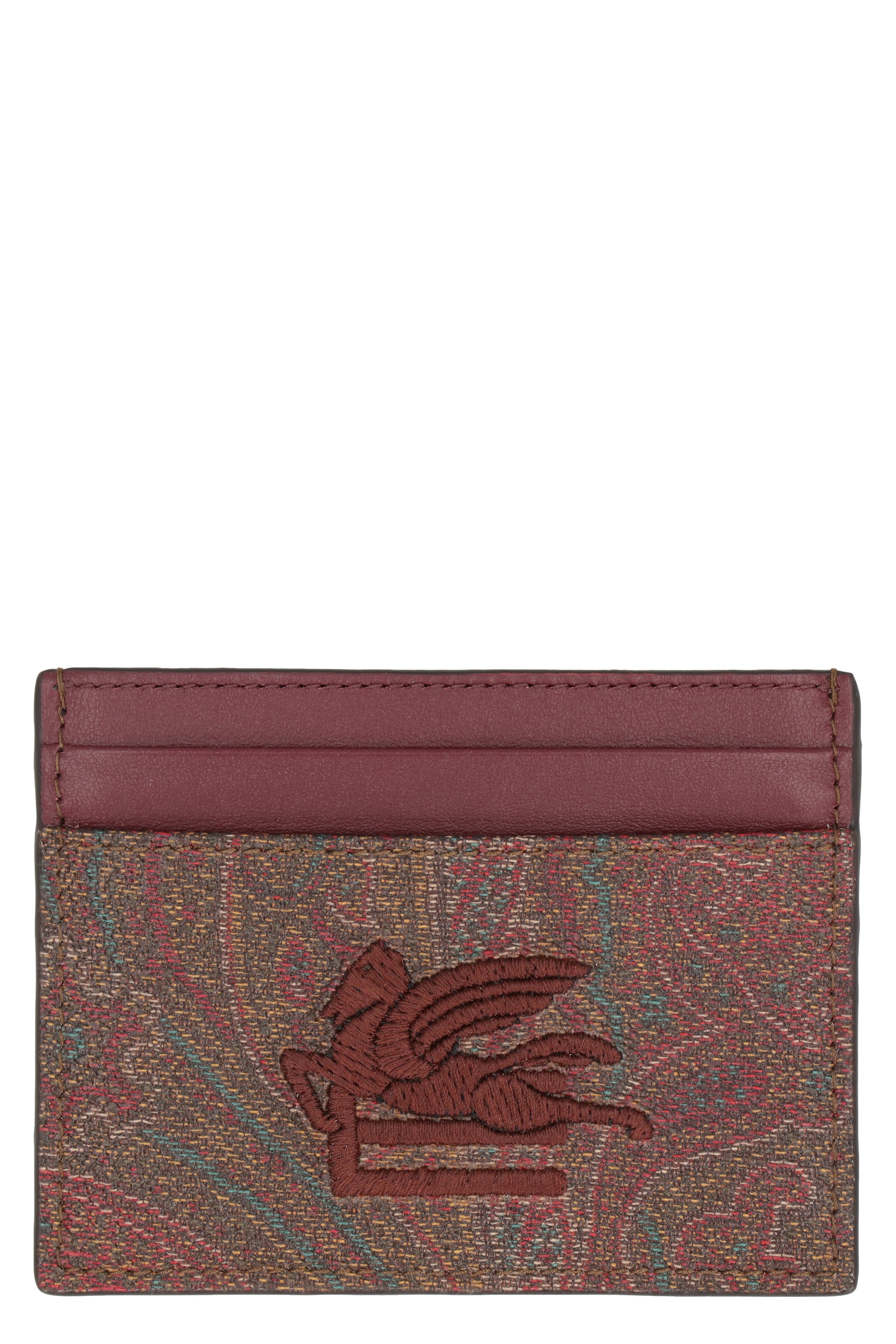 Paisley motif card holder