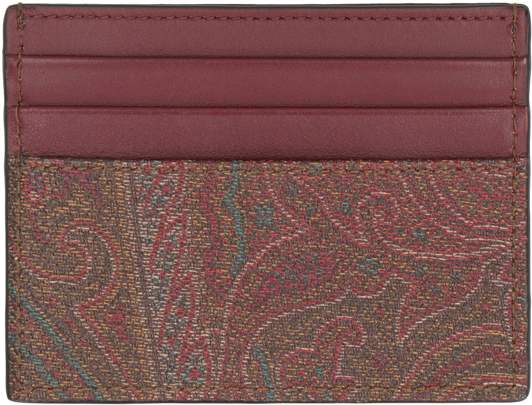 Paisley motif card holder