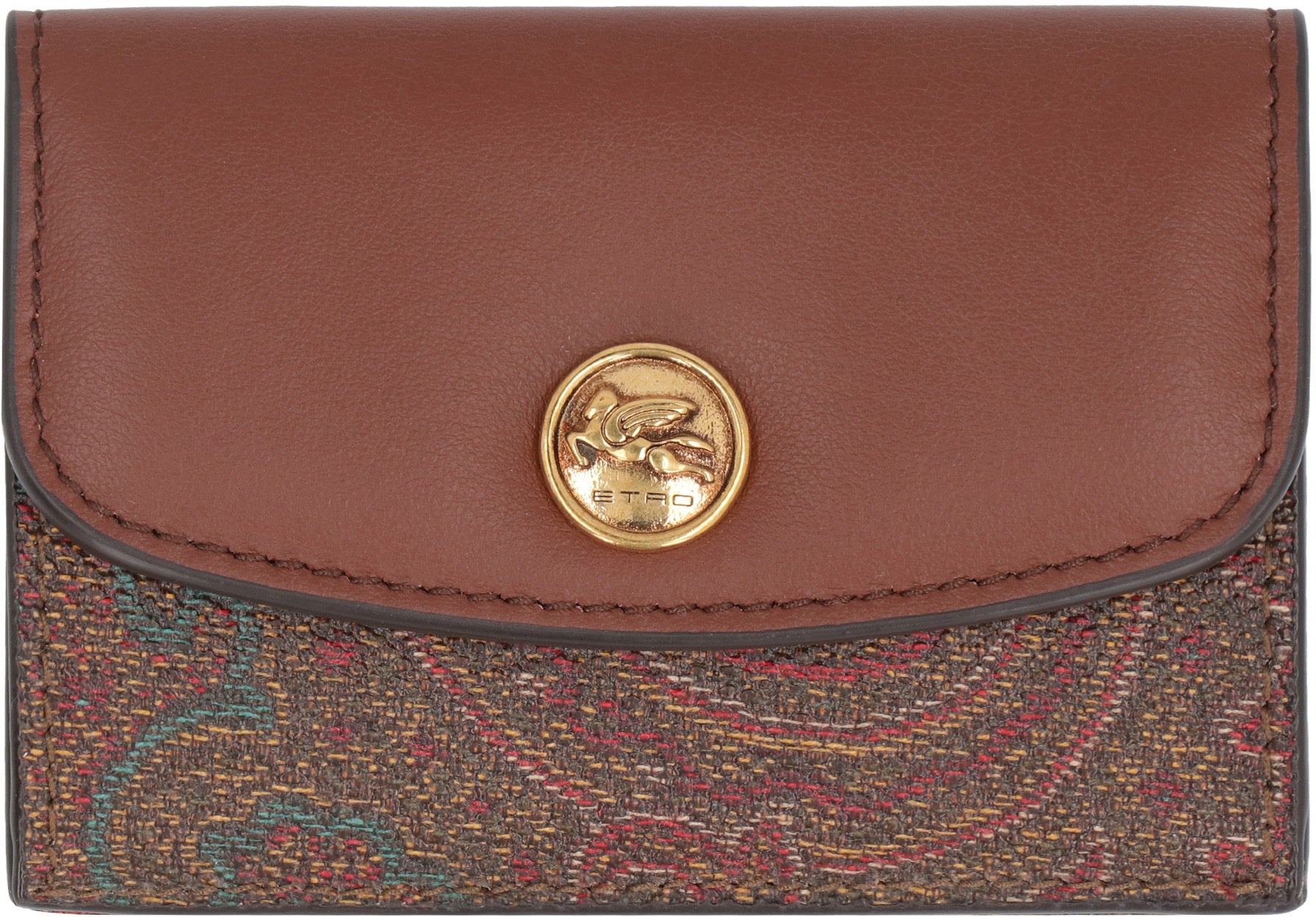 Paisley print wallet