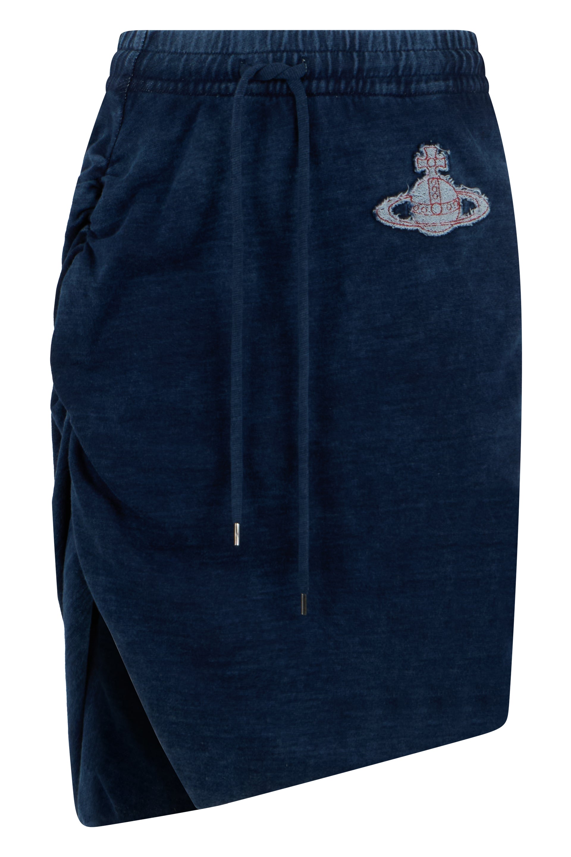 Asymmetrical skirt in cotton