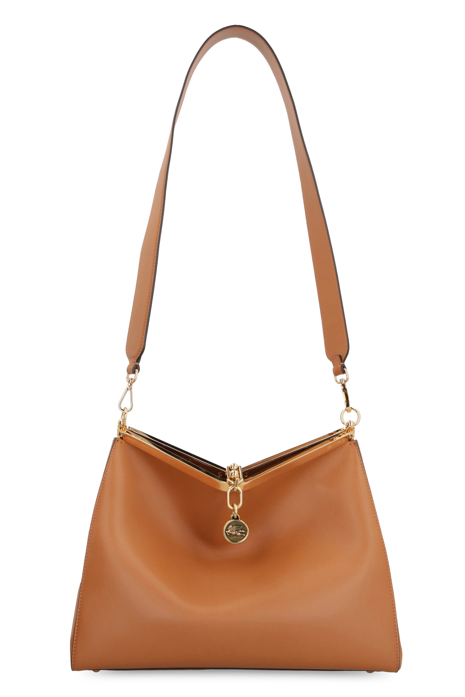 Vela leather shoulder bag