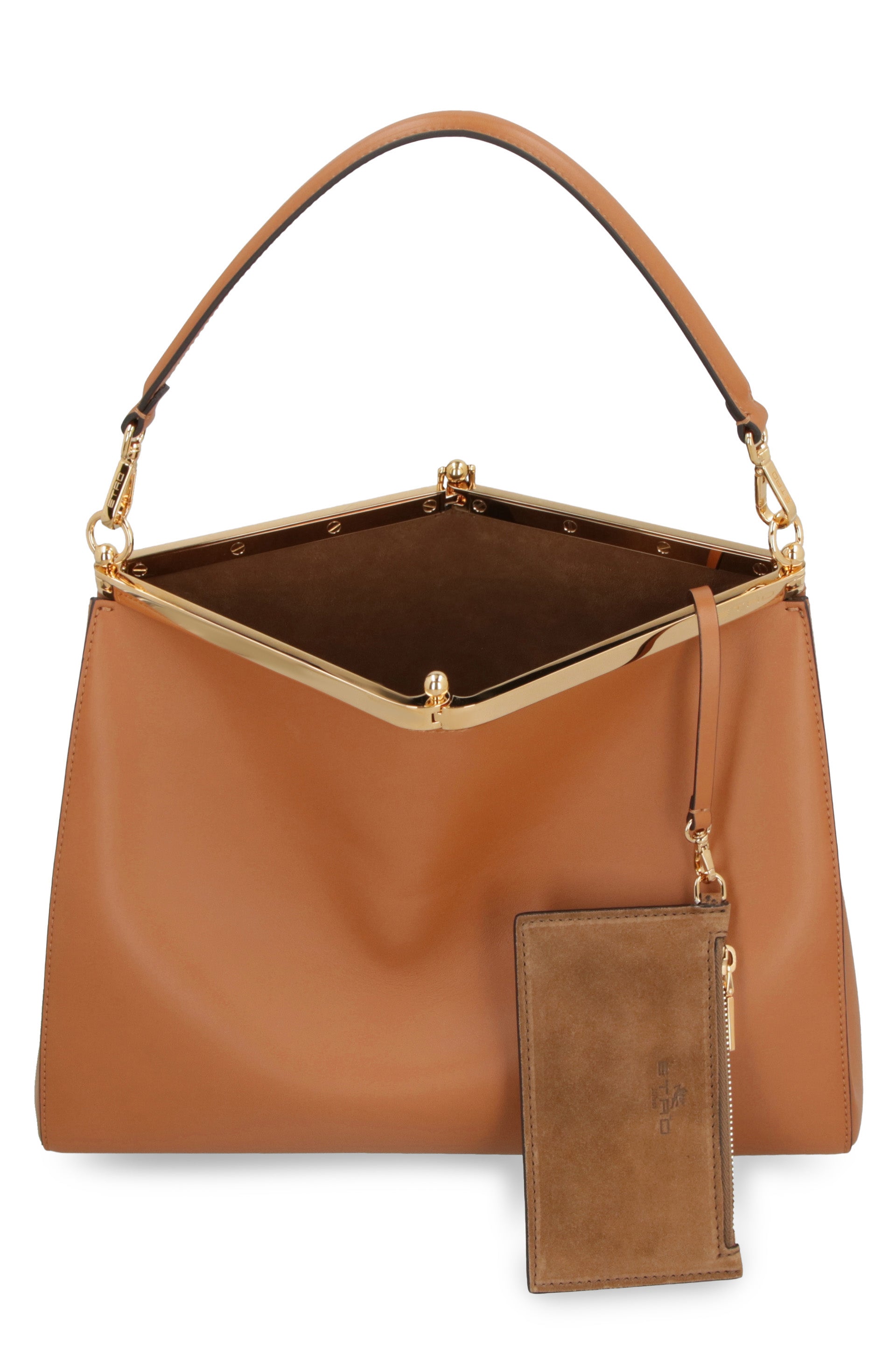 Vela leather shoulder bag