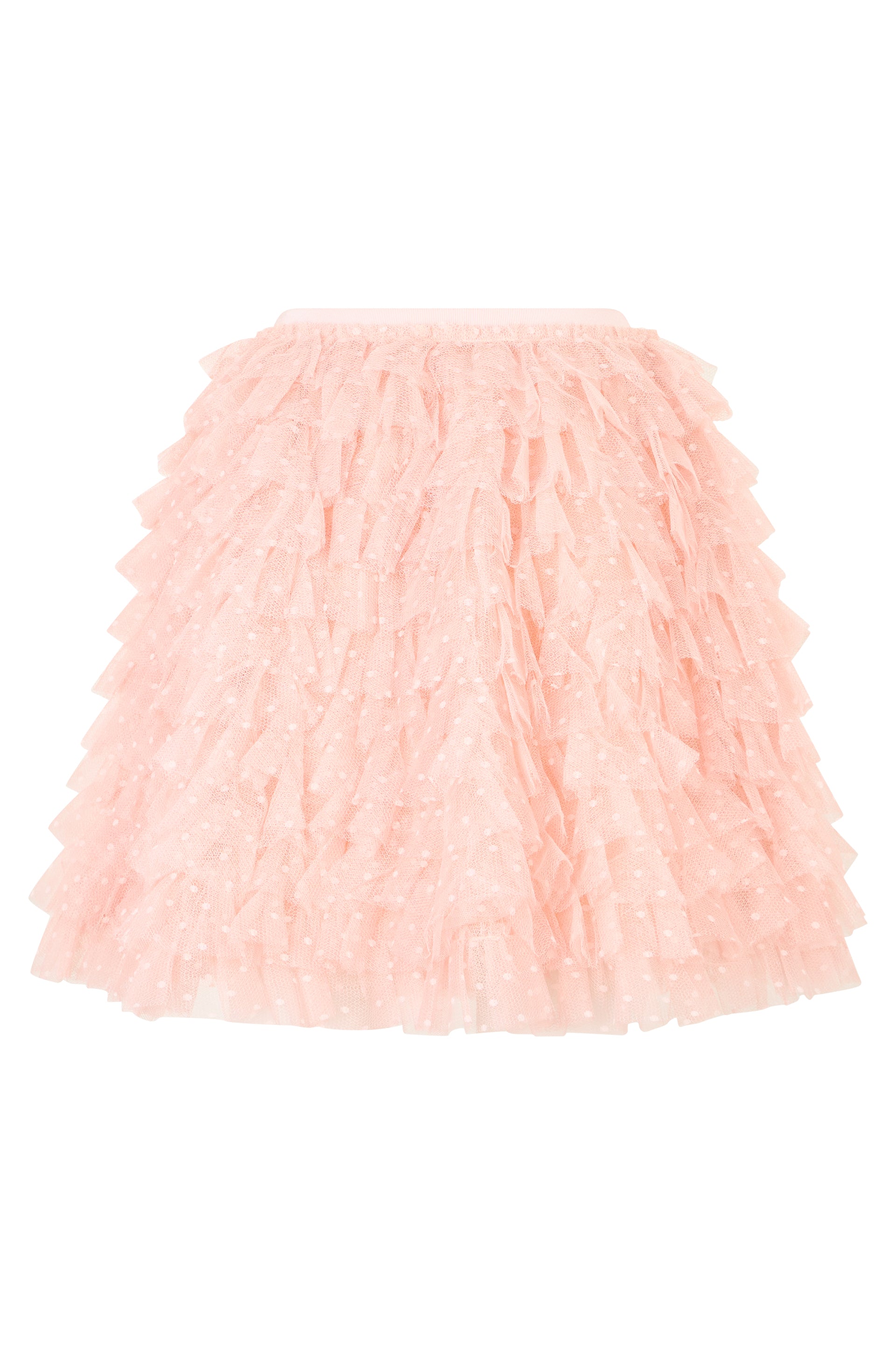 Short pink dress, light and airy.