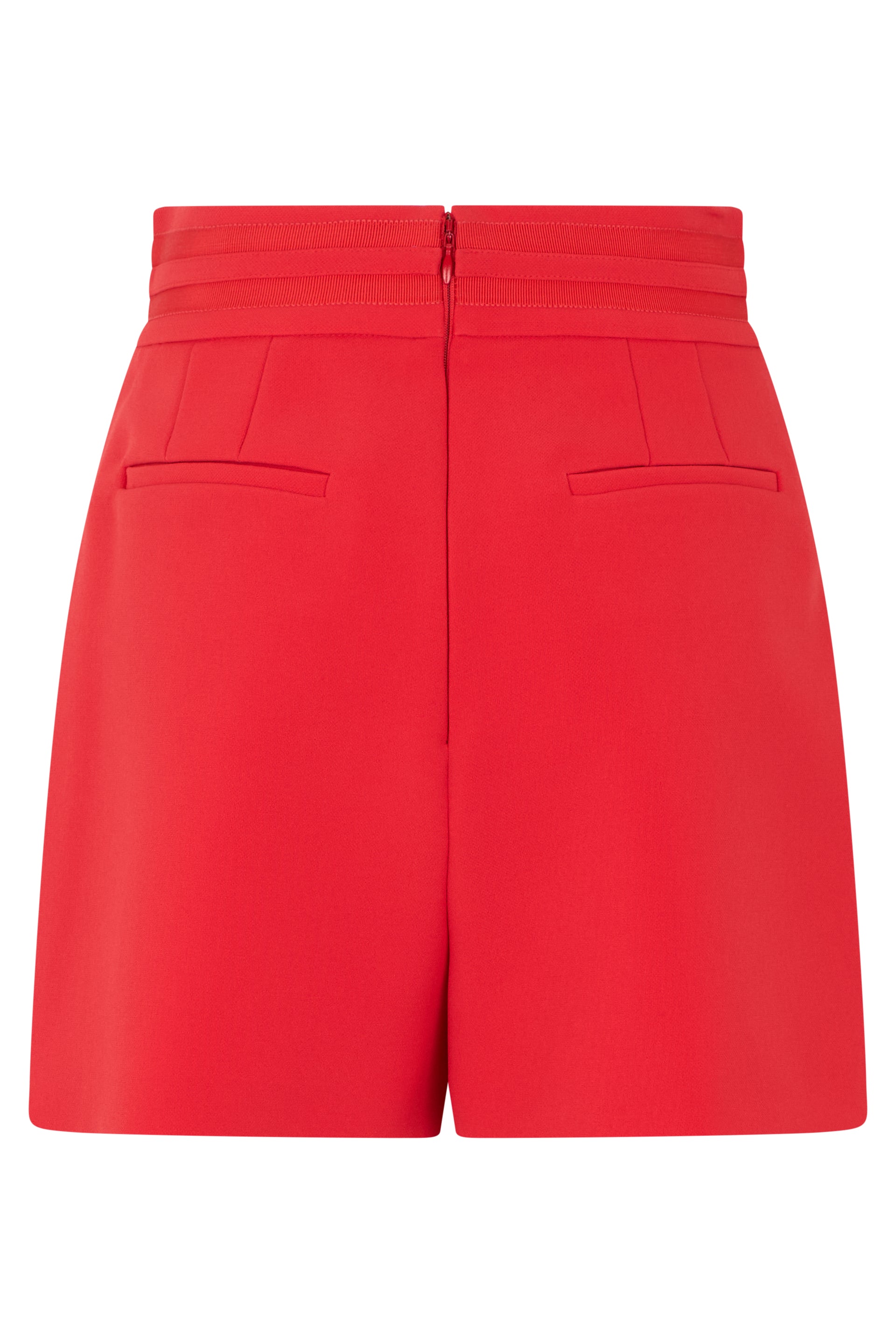 Elegant short red skirt for any occasion.