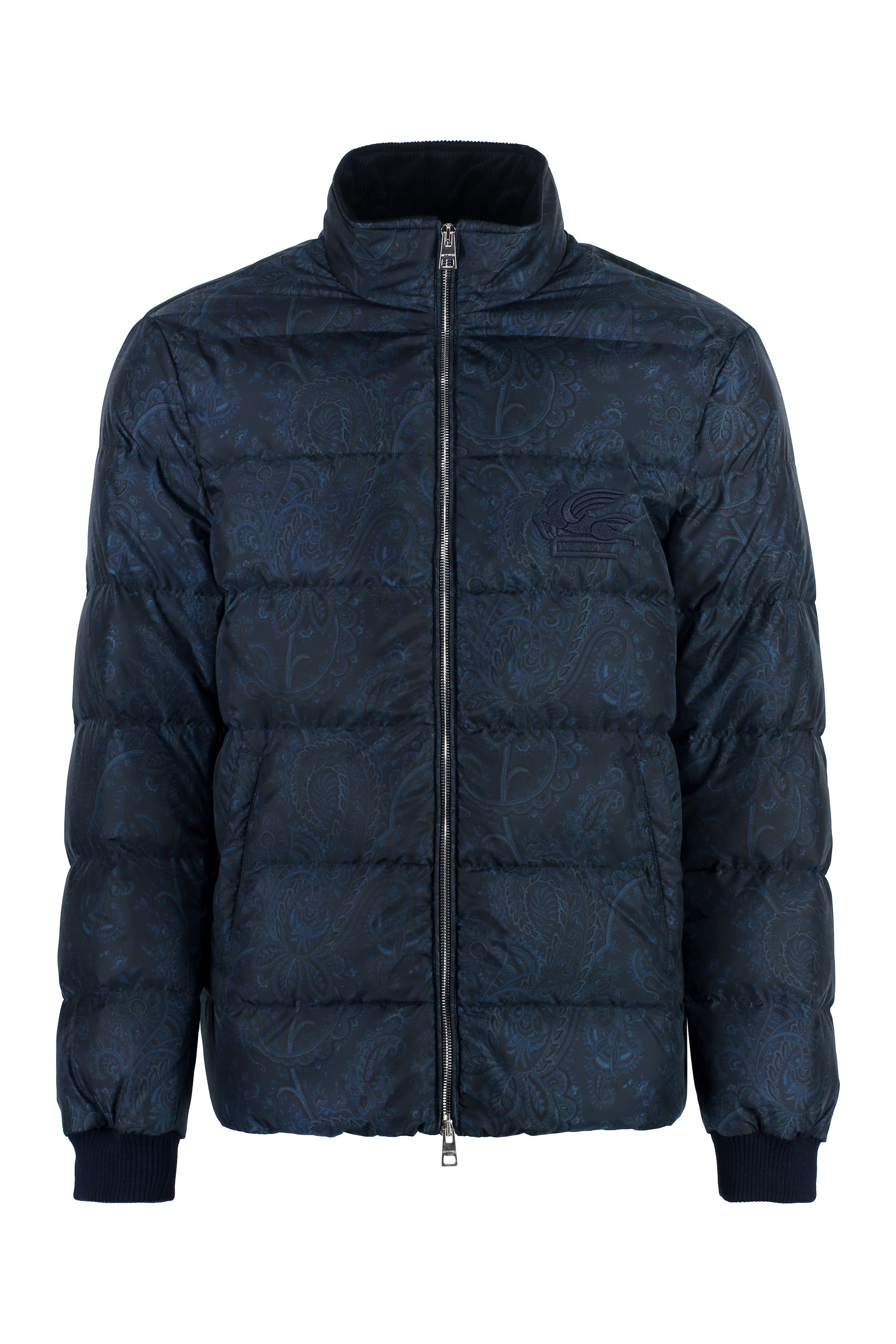 Techno-nylon down jacket