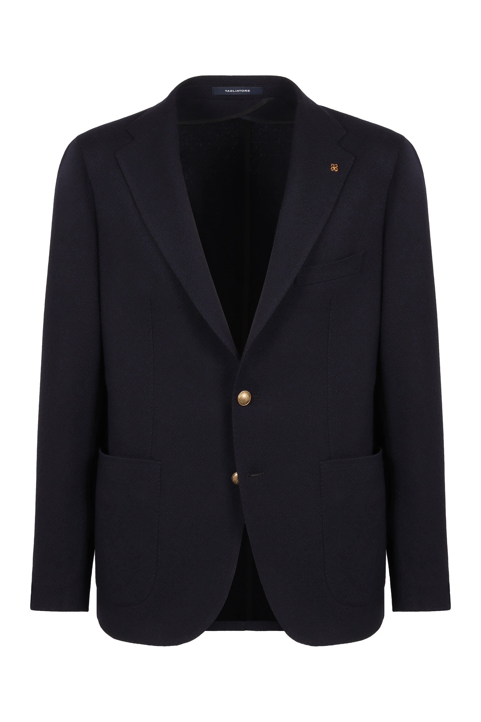 Single-breasted virgin wool jacket