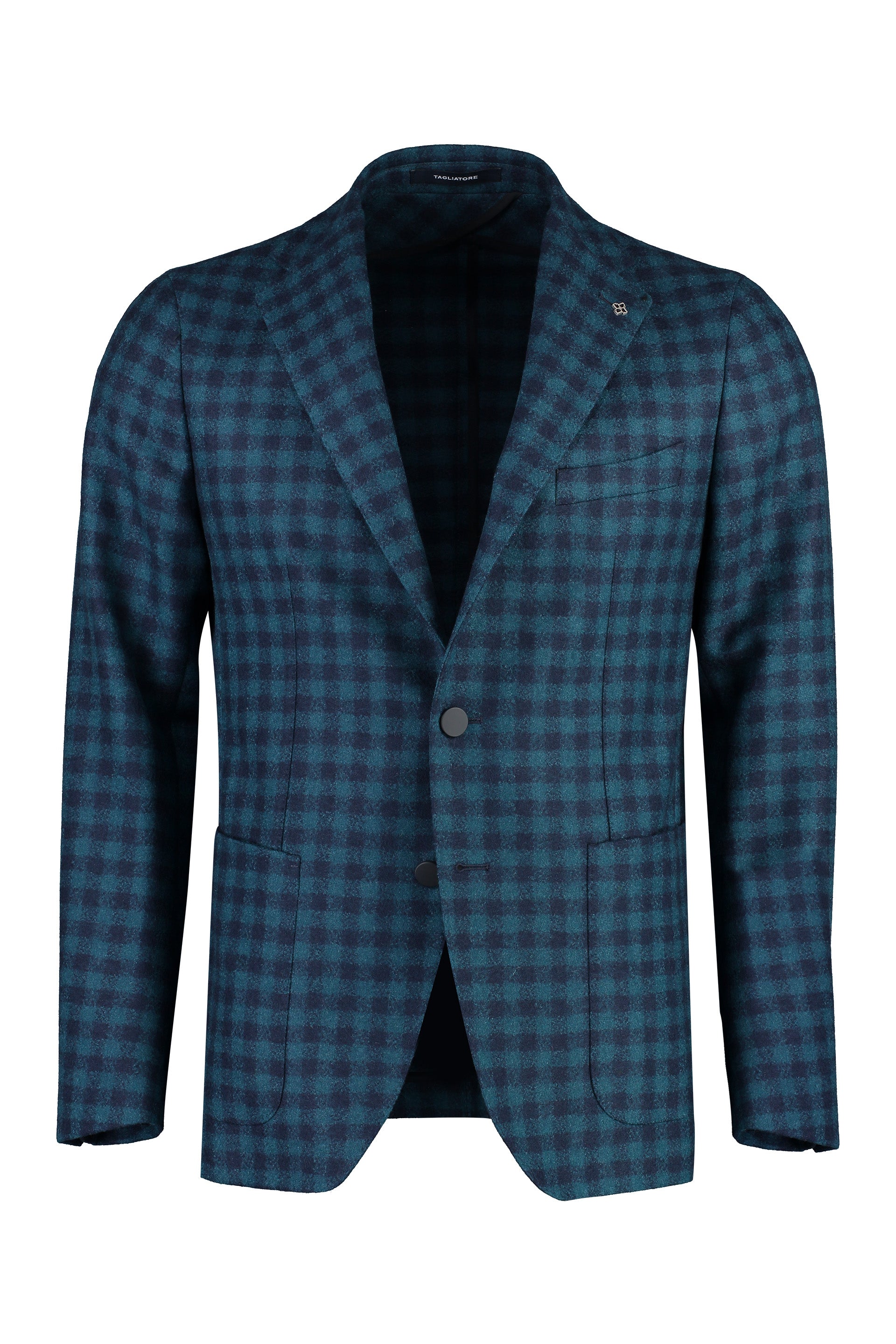 Single-breasted virgin wool jacket