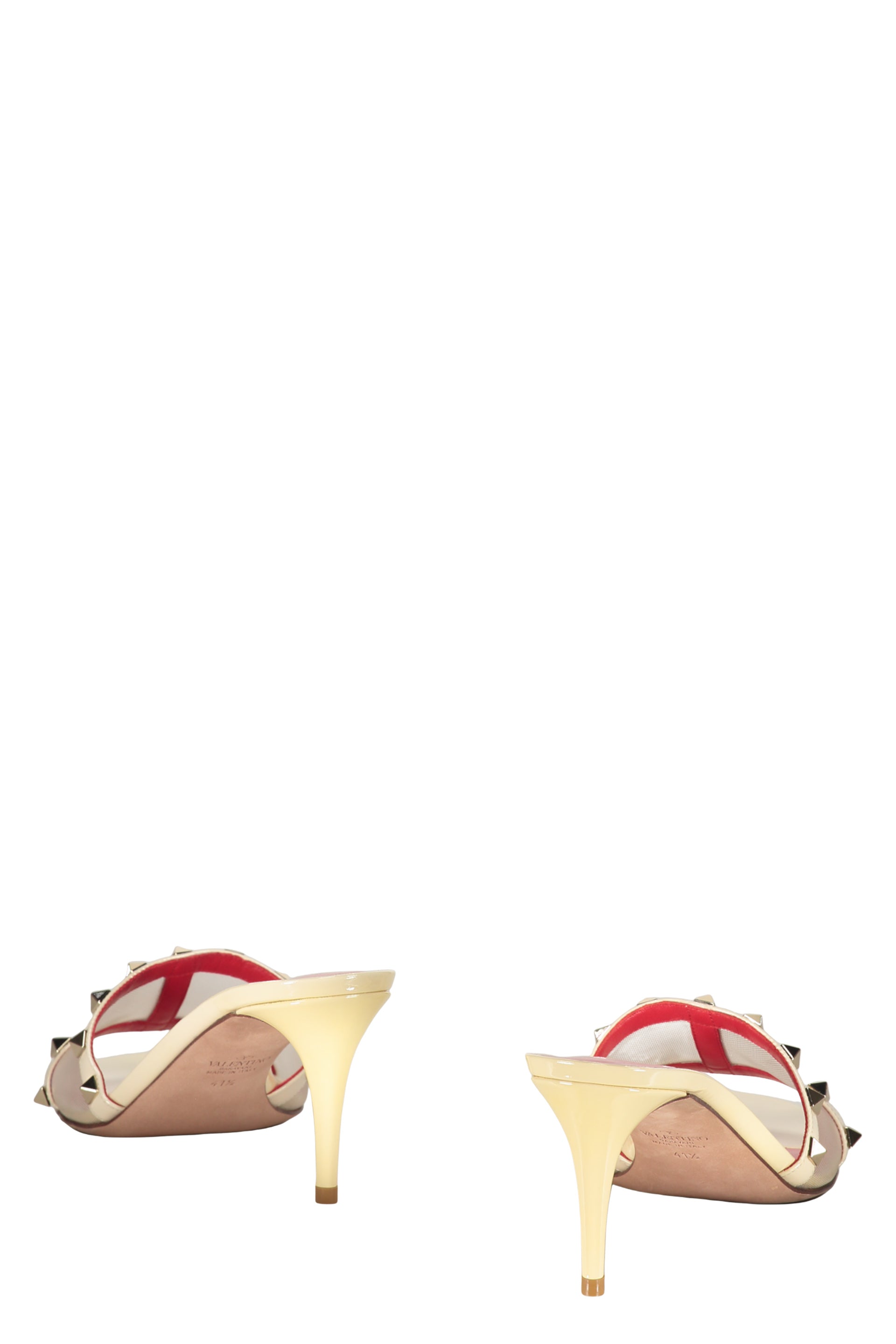 Elegant high-heeled mule and refined