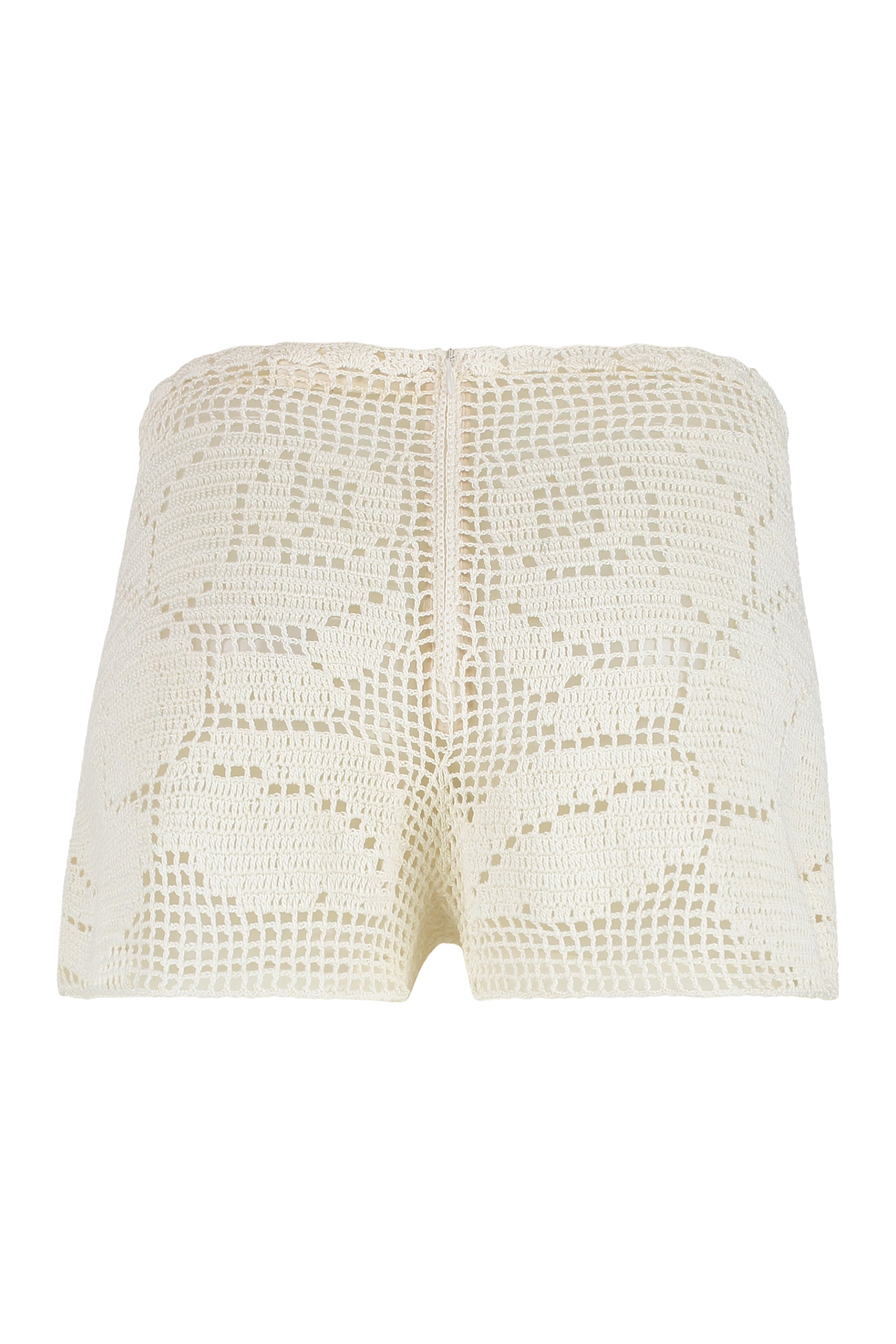 Knitted crochet shorts