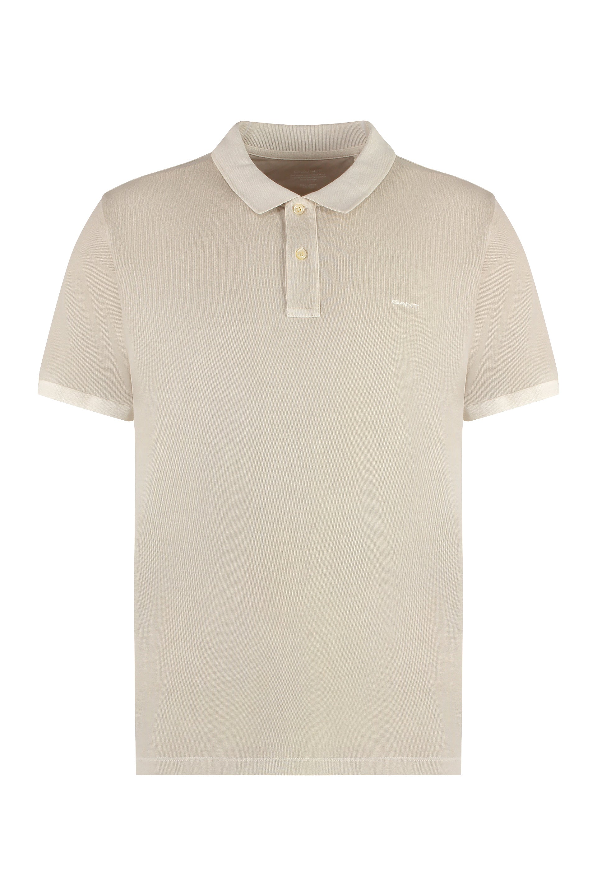 Cotton-piqué polo shirt