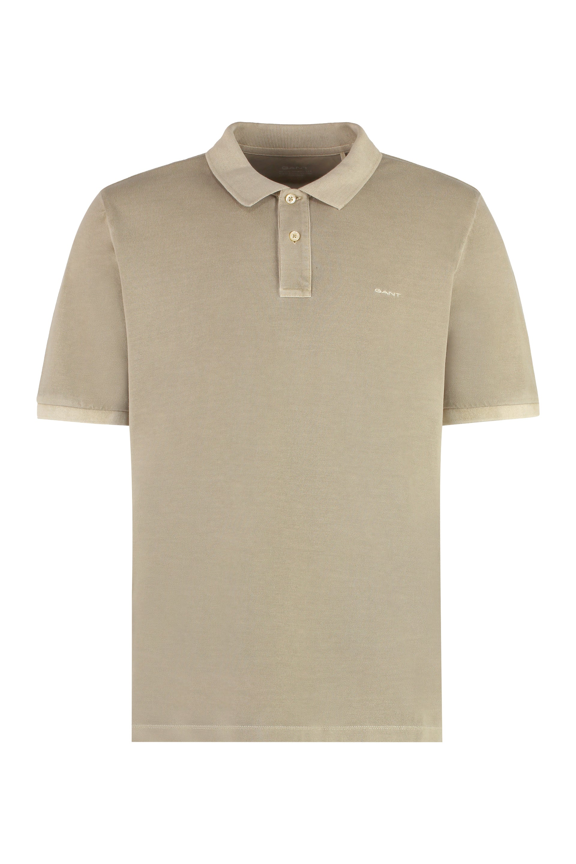 Cotton-piqué polo shirt