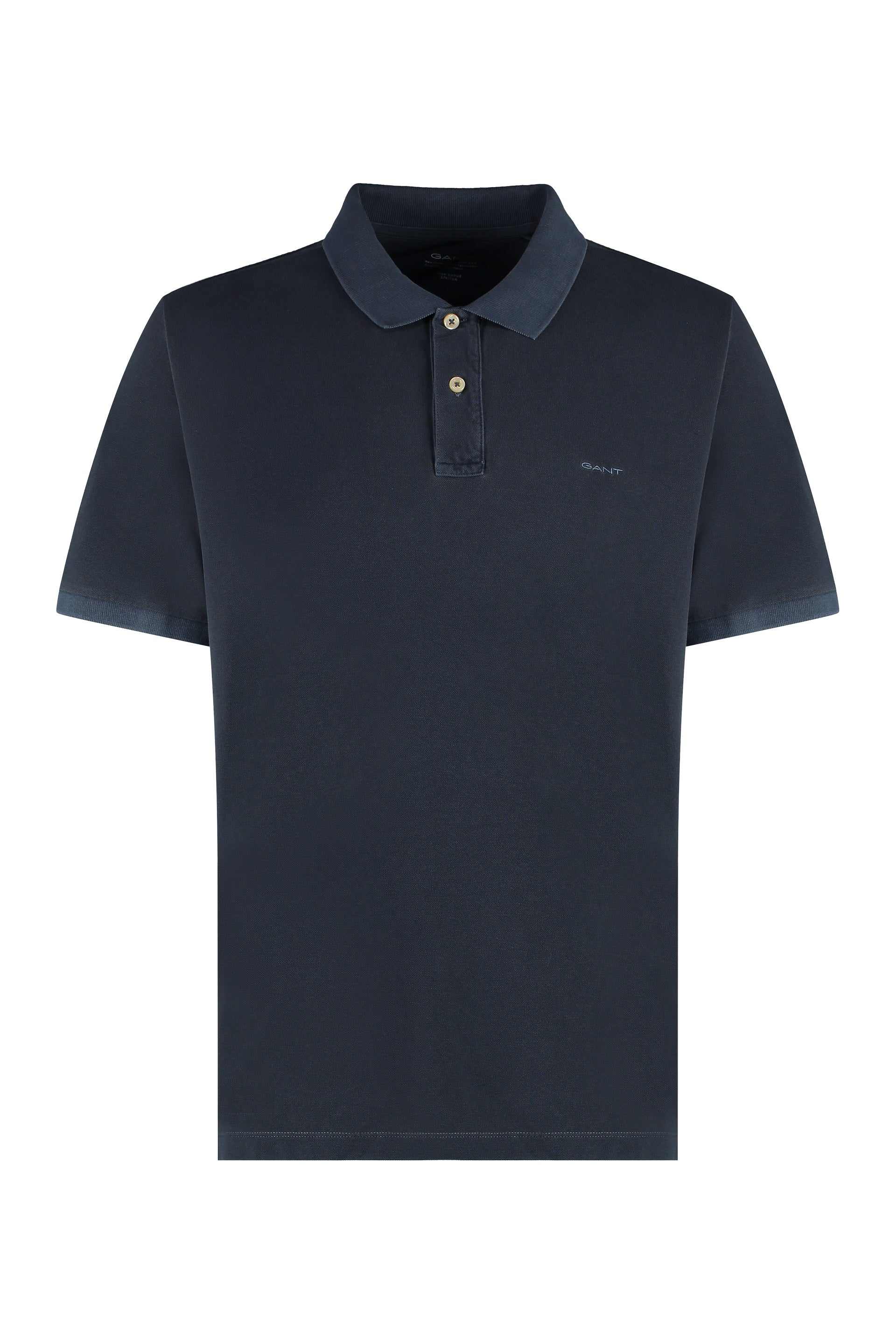 Cotton-piqué polo shirt