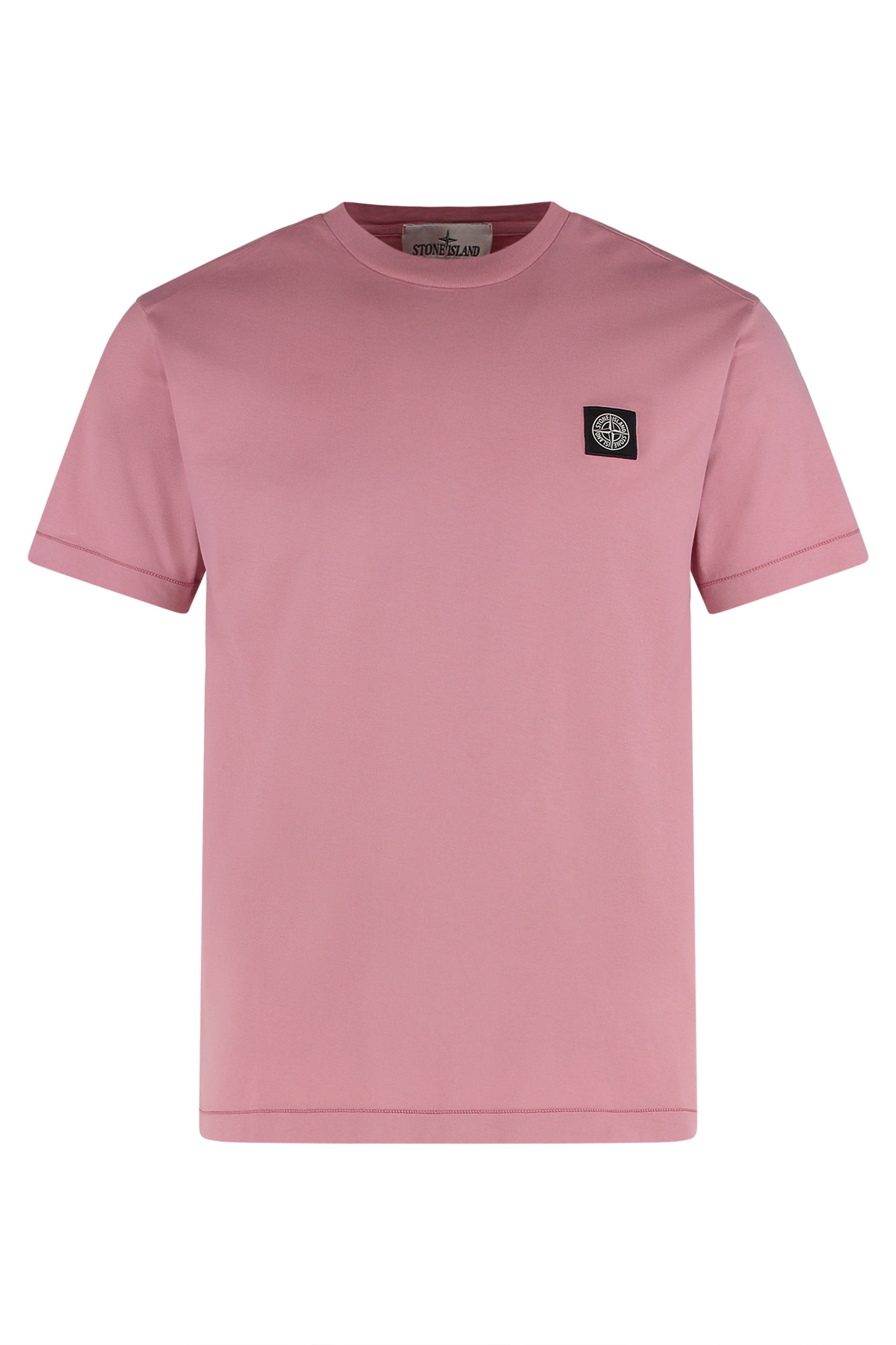 Crew neck t-shirt in cotton jersey
