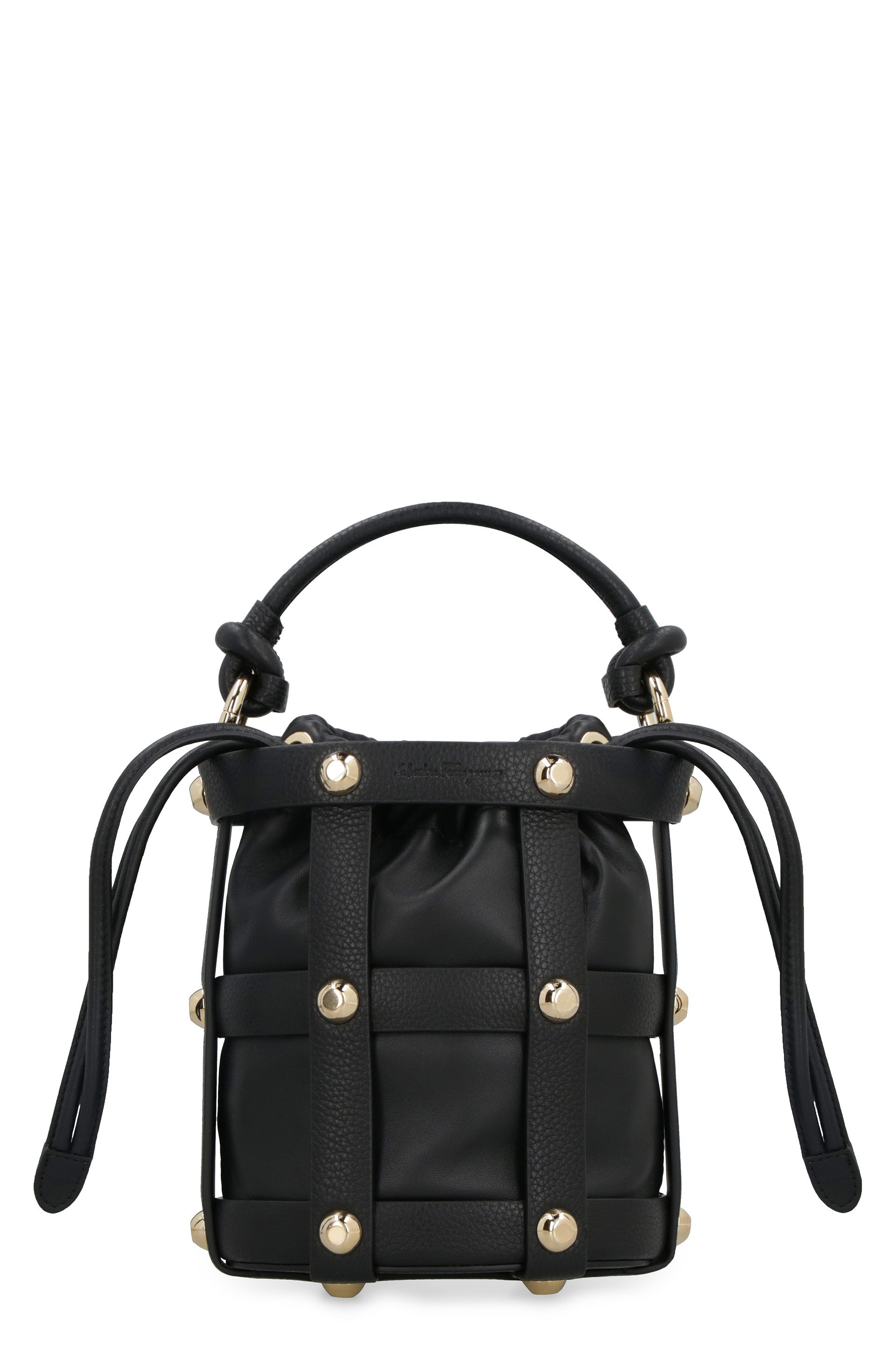 Ferragamo Cage leather bag