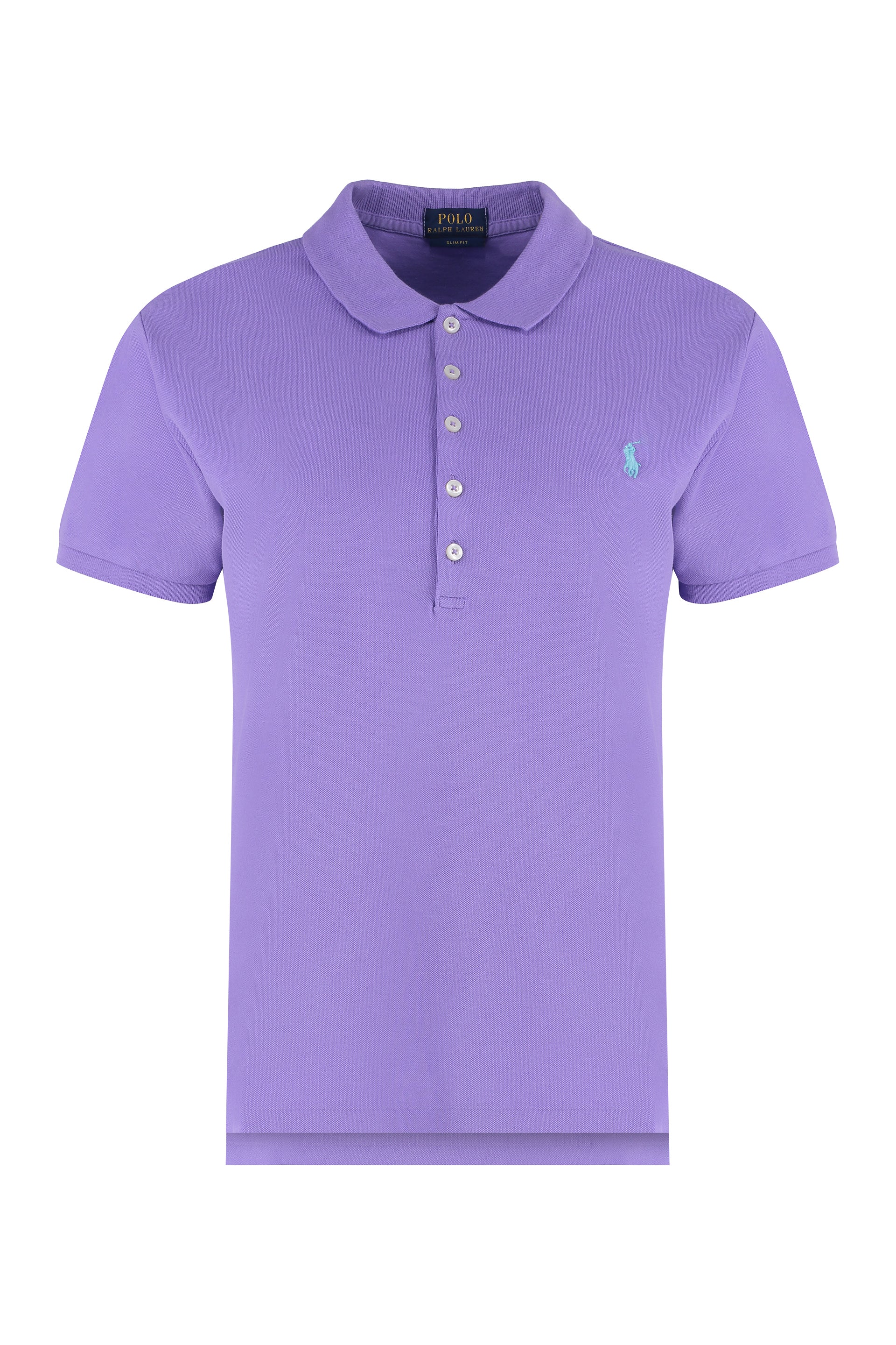 Cotton-piqué polo shirt