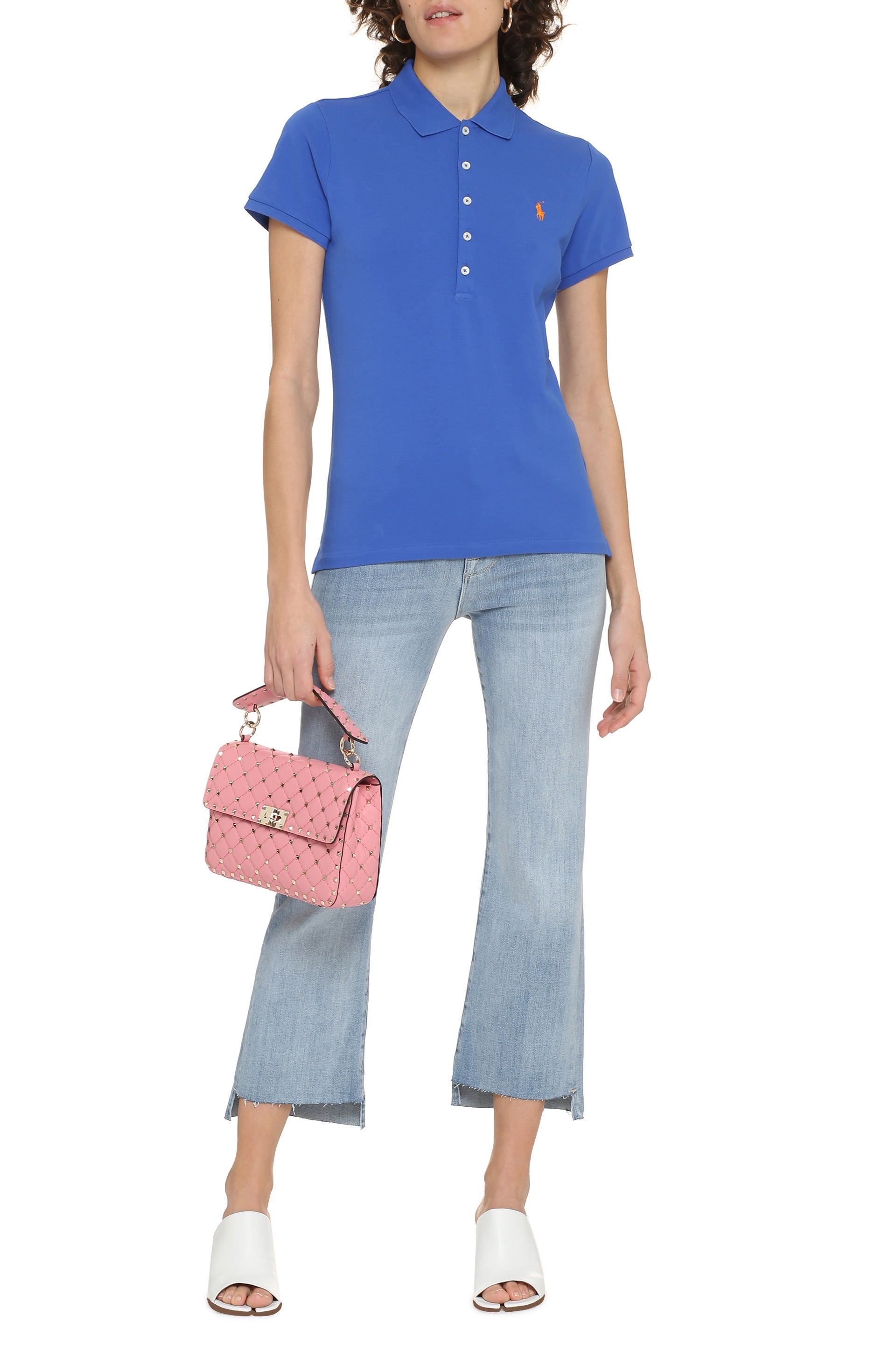 Cotton-piqué polo shirt