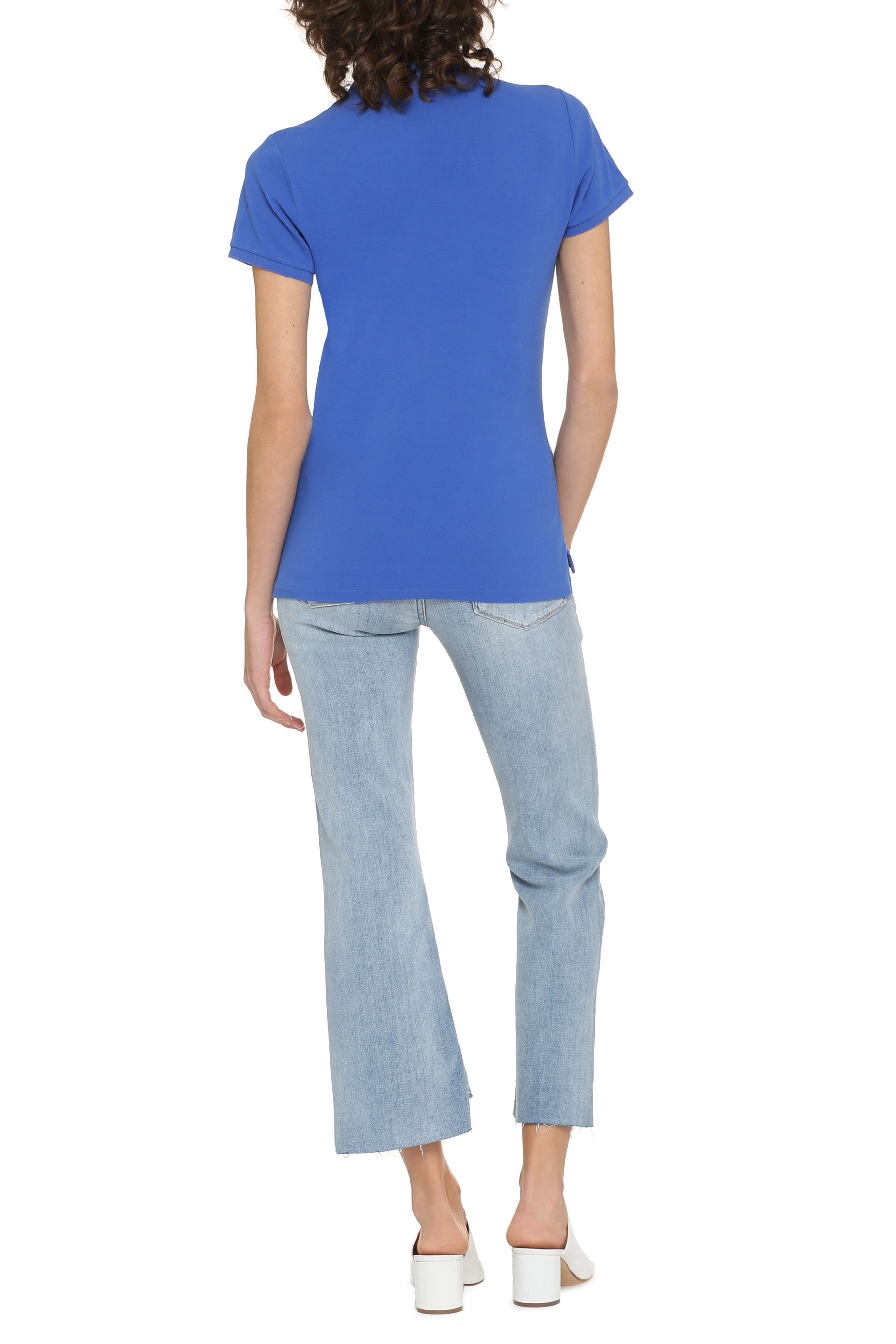 Cotton-piqué polo shirt