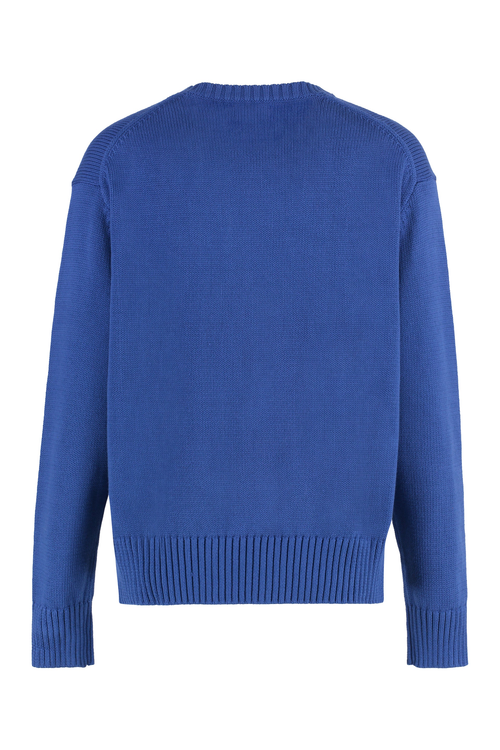 Cotton crew-neck sweater