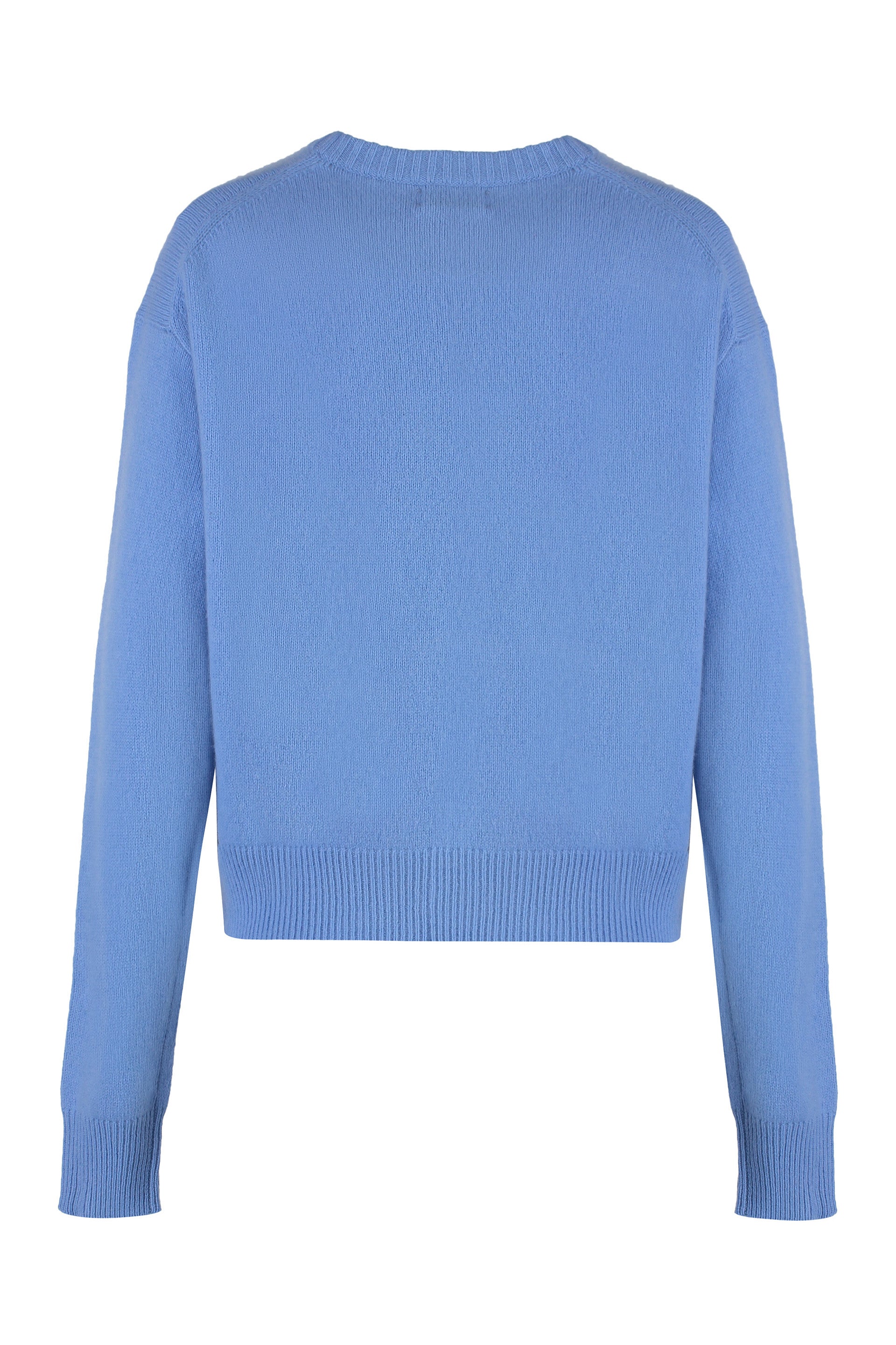 Crew-neck wool sweater