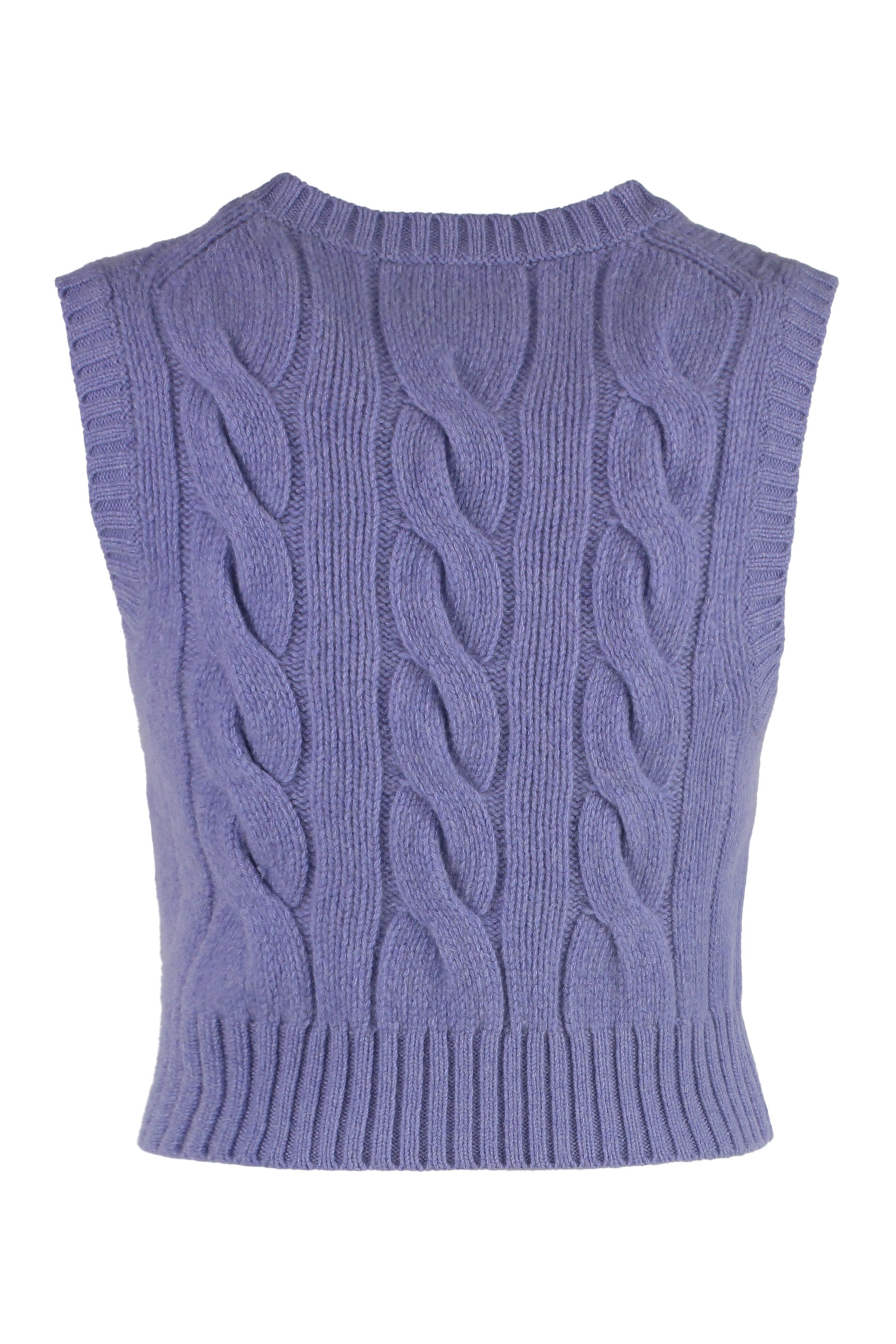 Wool and cashmere blend vest