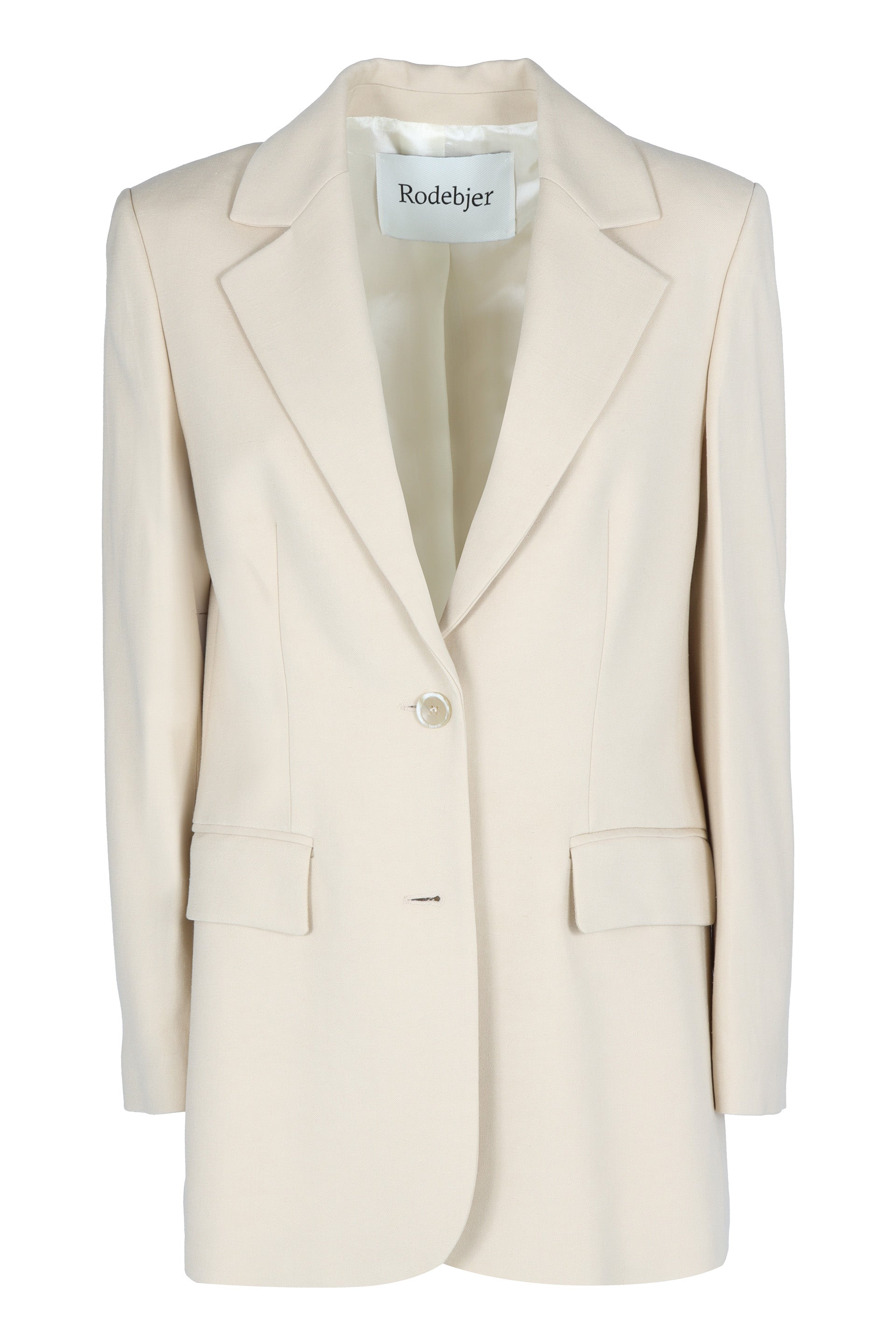 Viola single-breasted viscose blazer