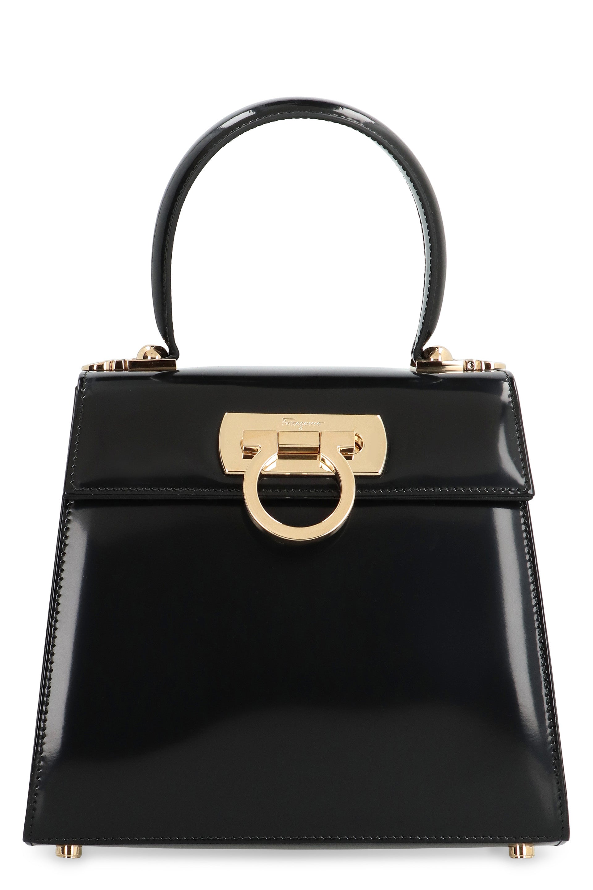 Iconic leather handbag