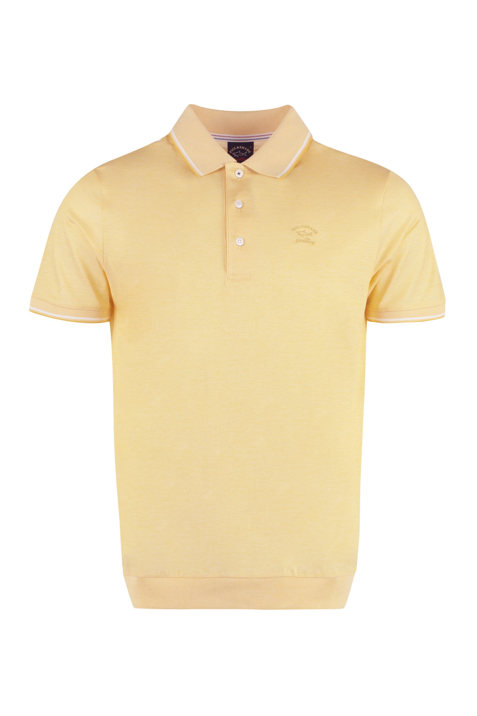 Short sleeve cotton polo shirt