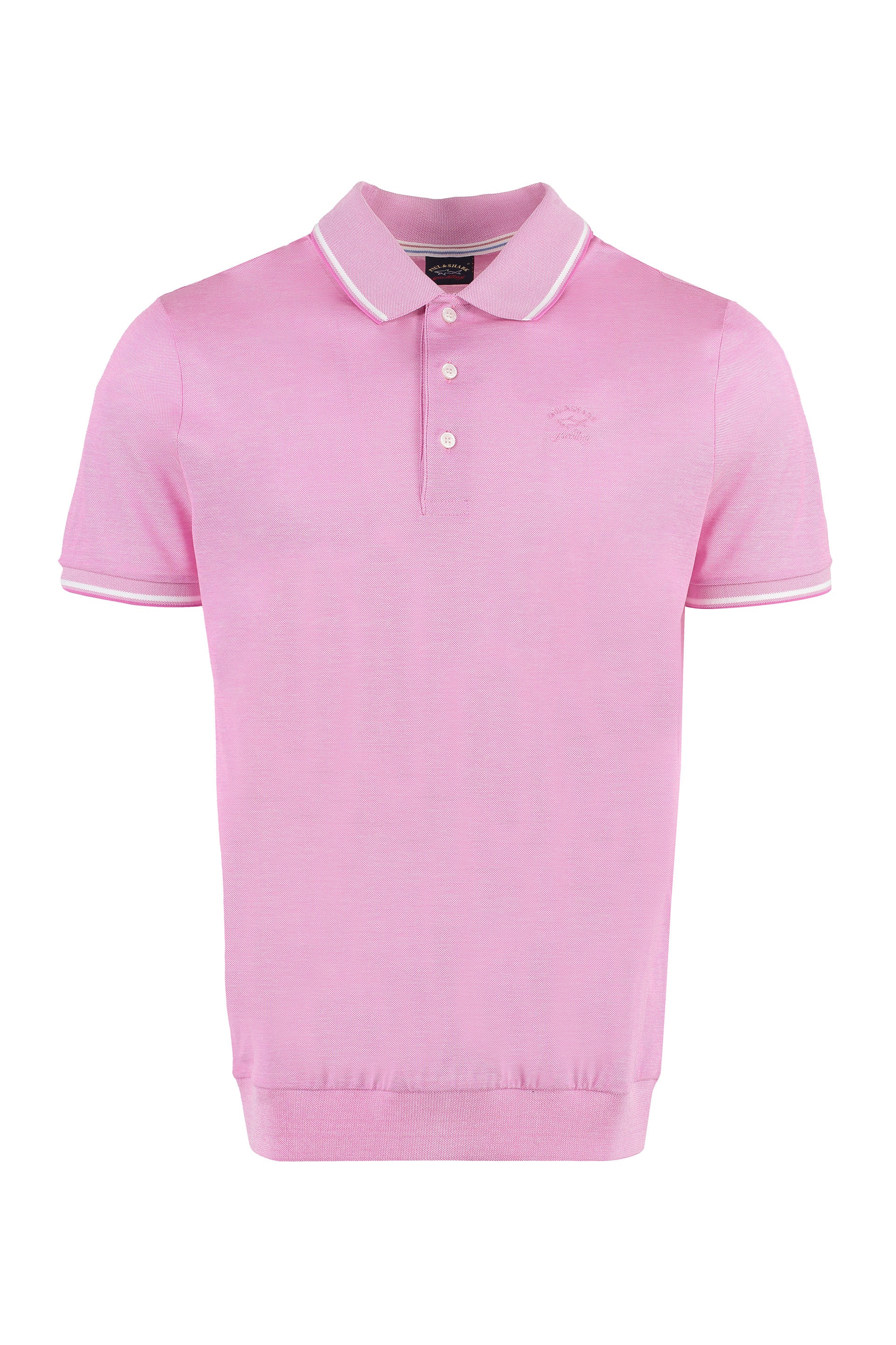 Cotton-piqué polo shirt