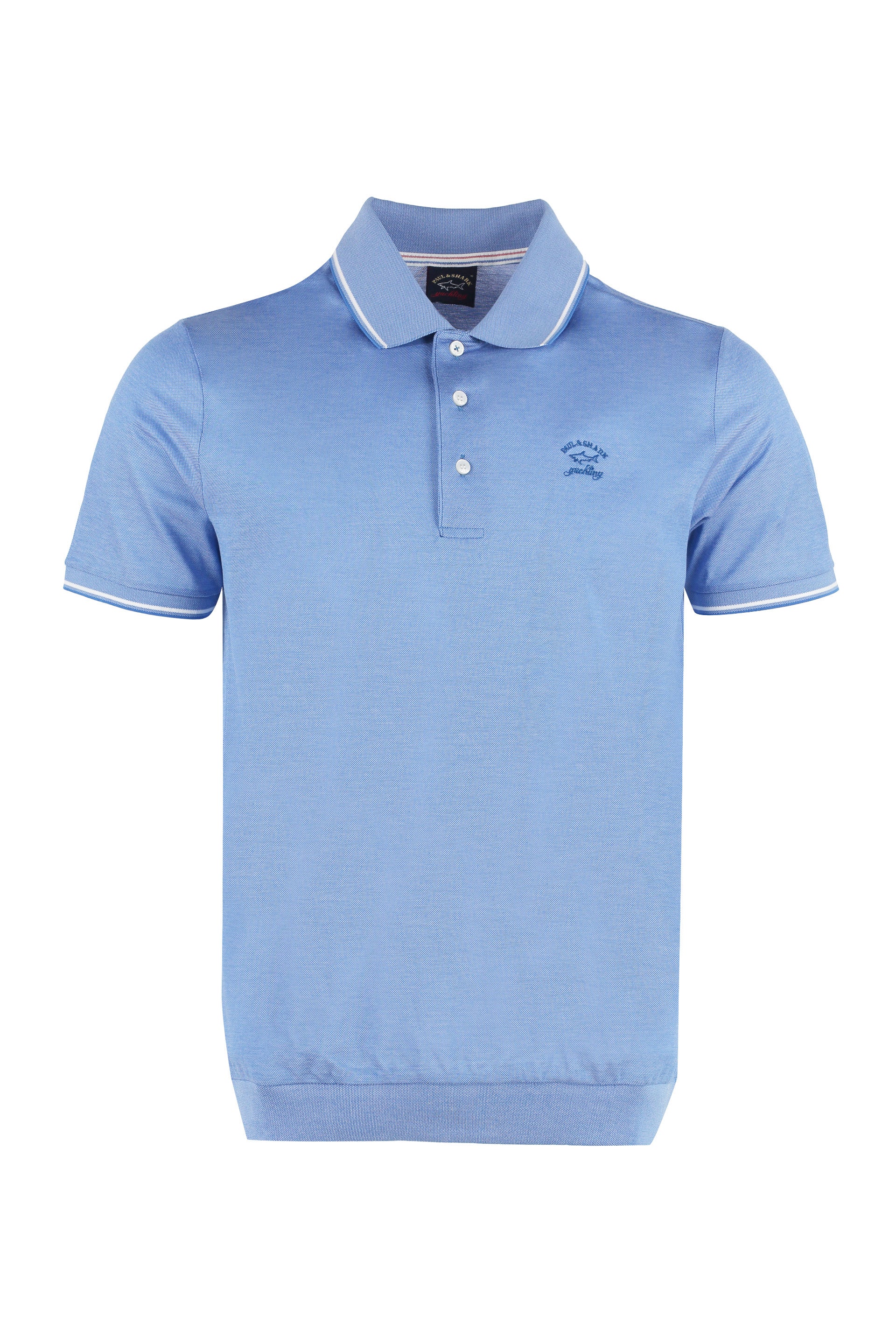 Short sleeve cotton polo shirt