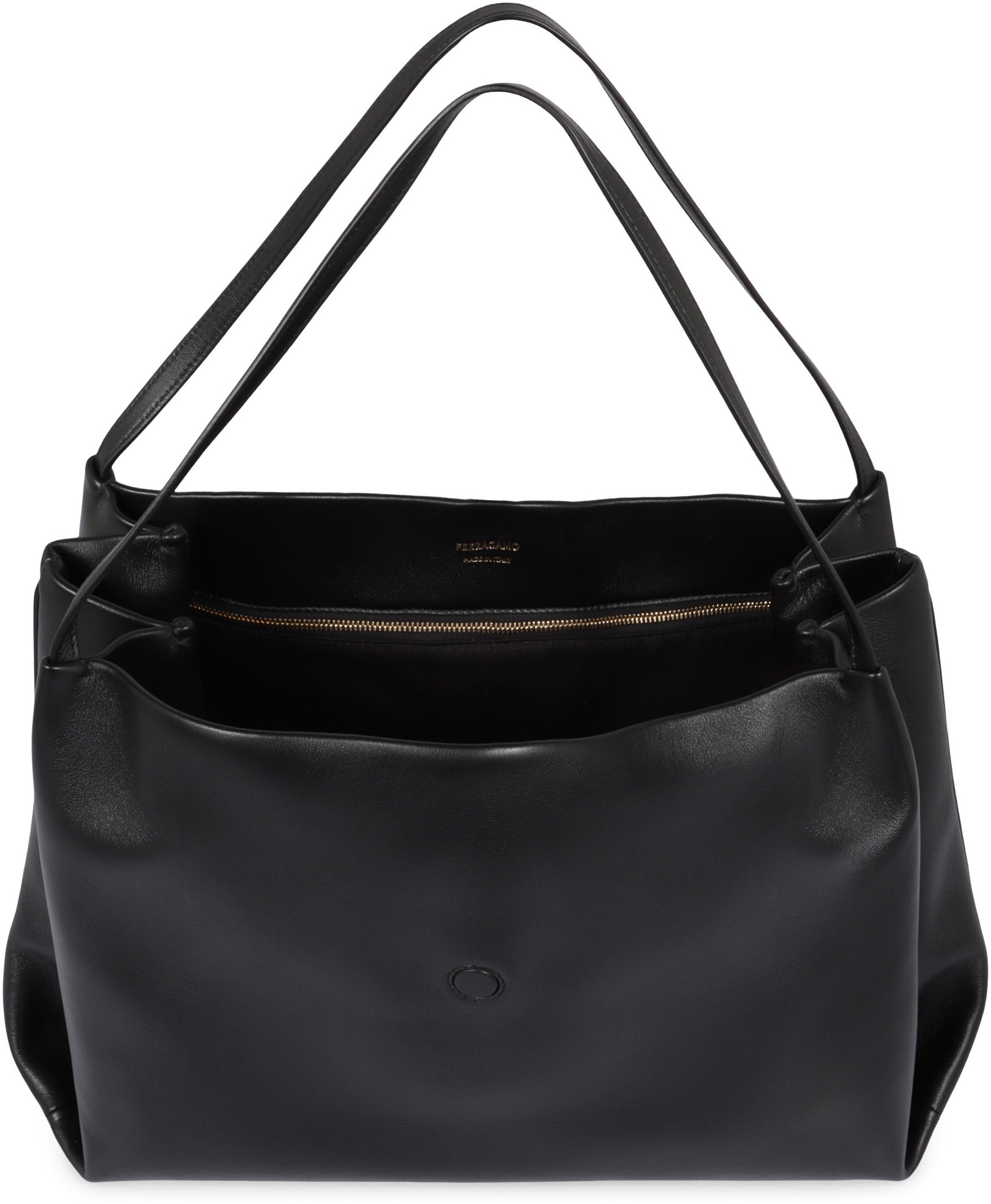 Leather tote