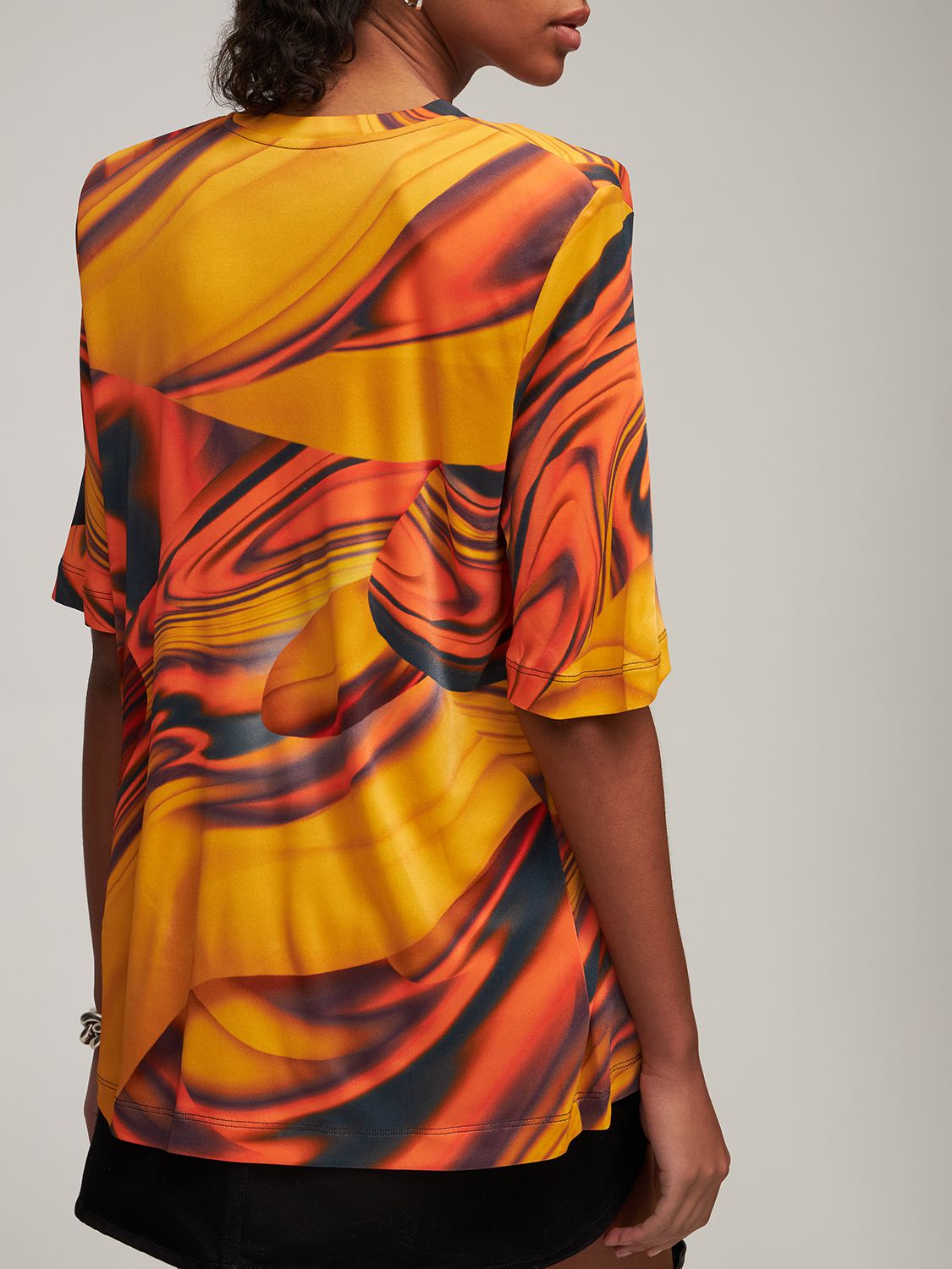 Modern blouse with kimono sleeves colored