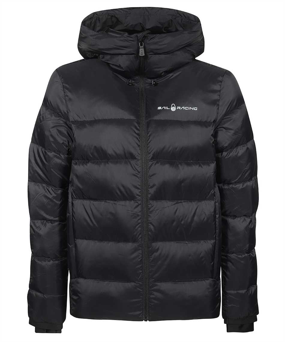 Hooded down jacket