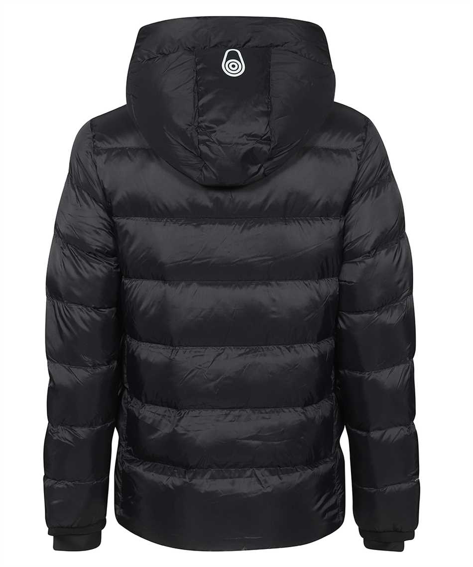 Hooded down jacket