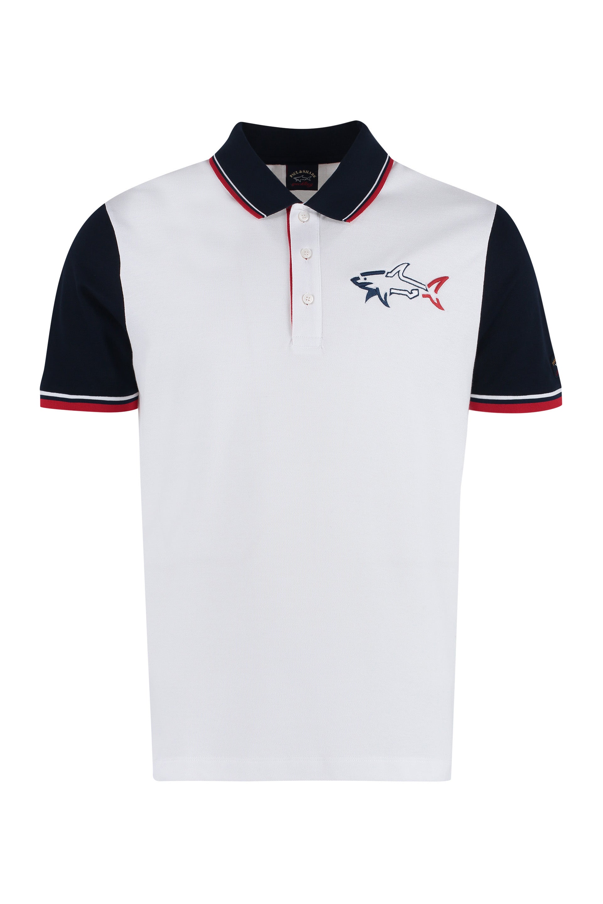 Cotton-piqué polo shirt