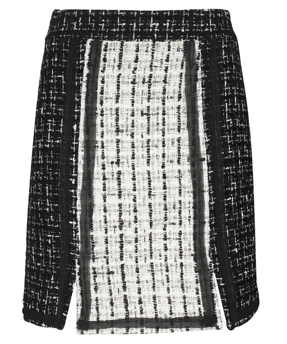 Bouclé wool skirt