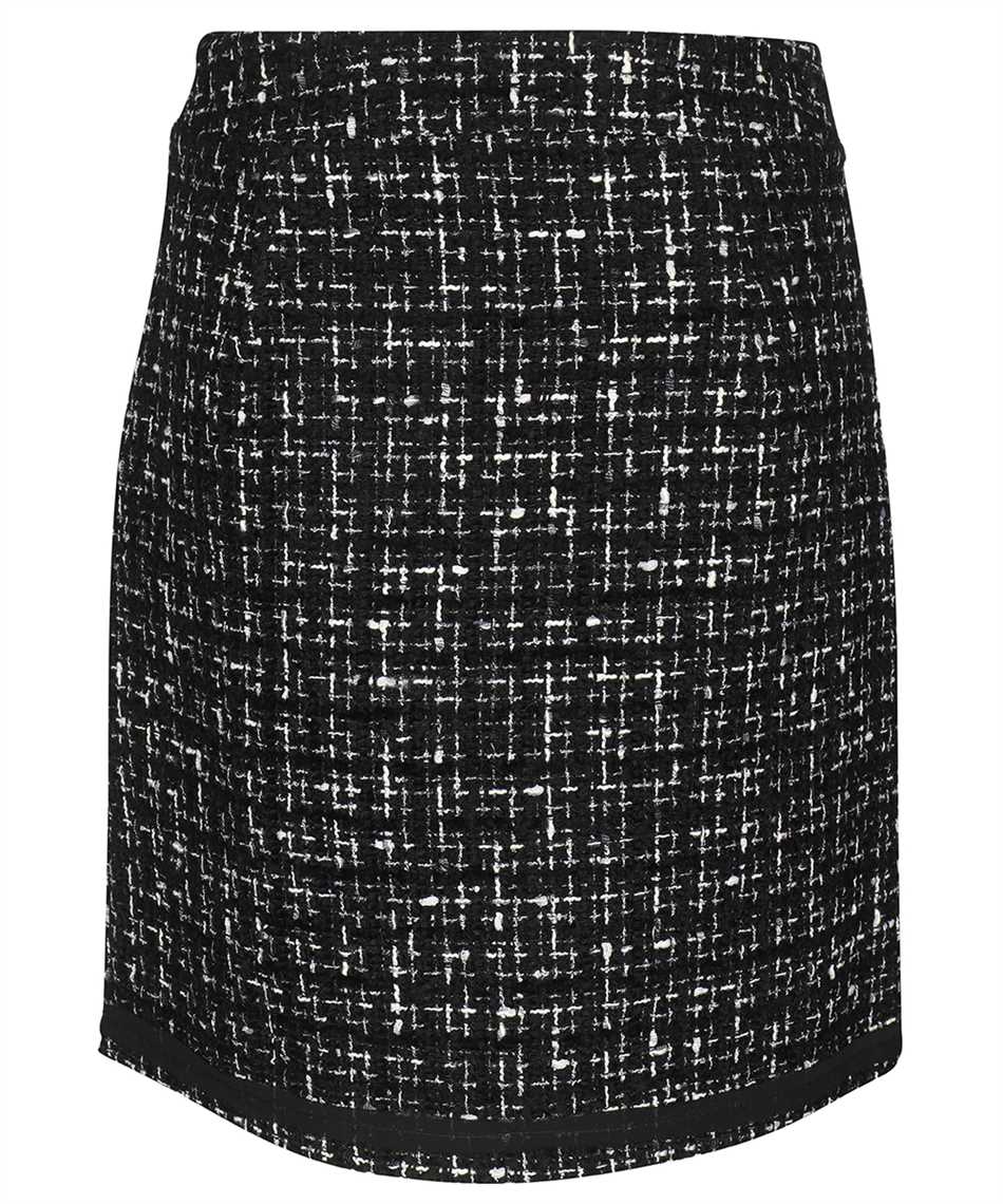 Bouclé wool skirt