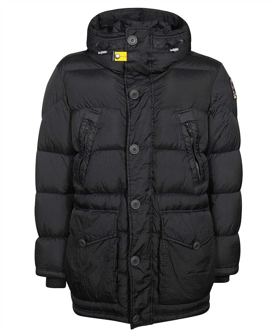 Hooded down jacket