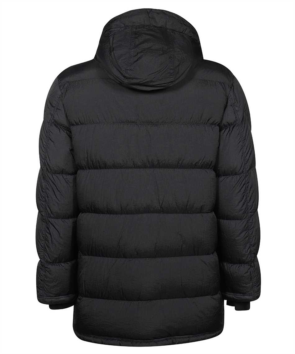 Hooded down jacket