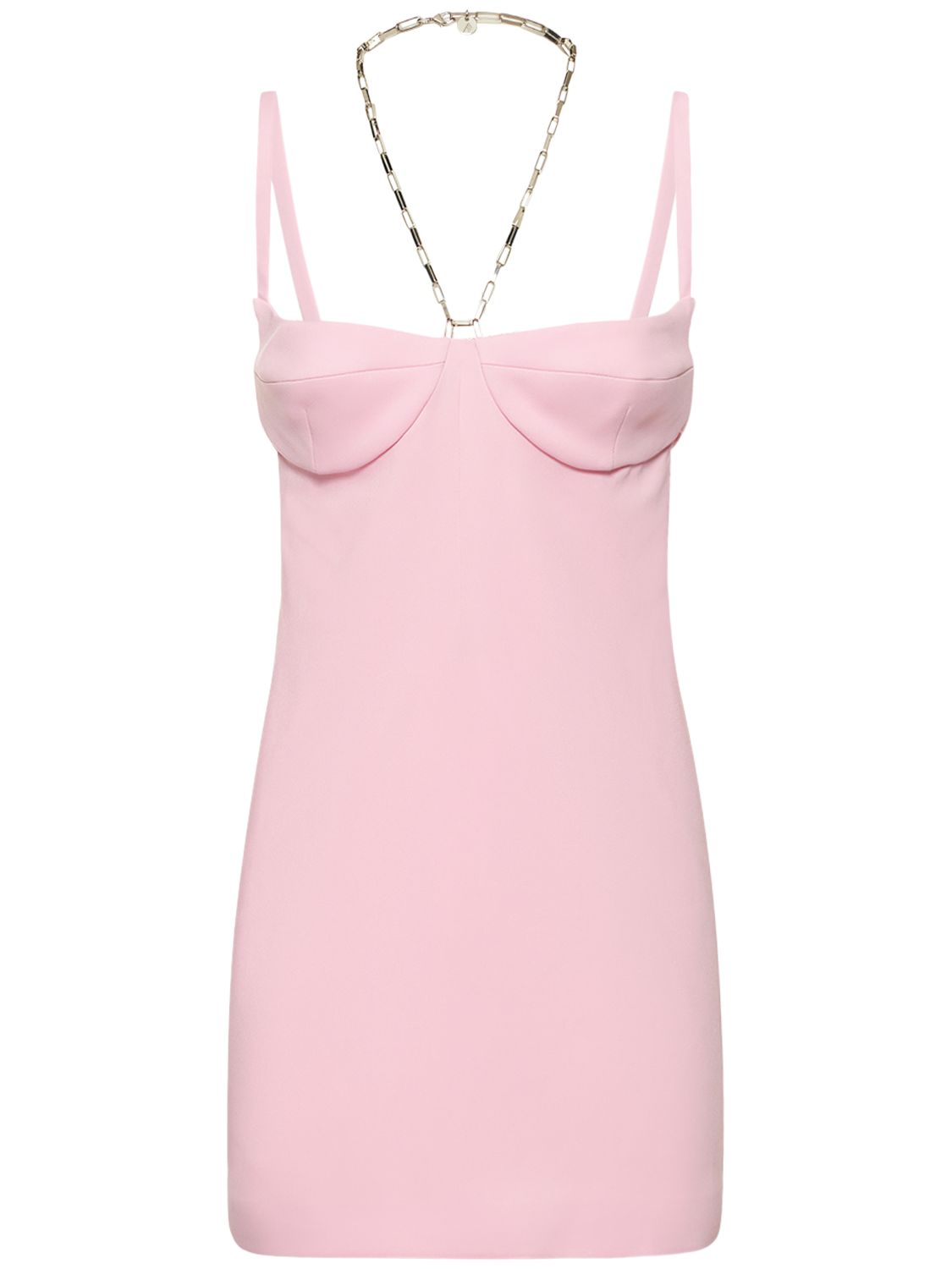 Light pink elegant dress with thin straps